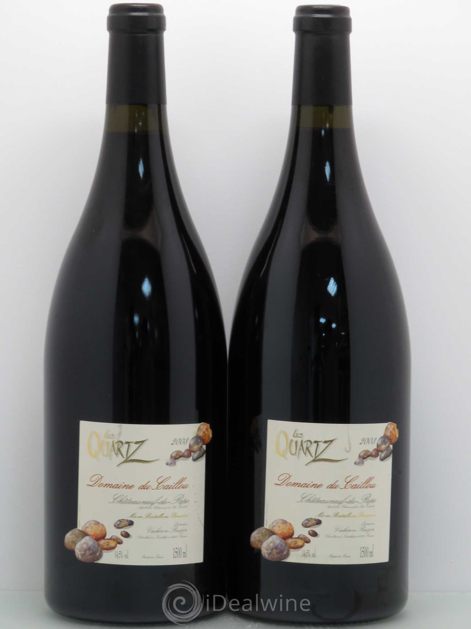 Châteauneuf-du-Pape Les Quartz Clos du Caillou 2003 - Lot de 2 magnums - 0