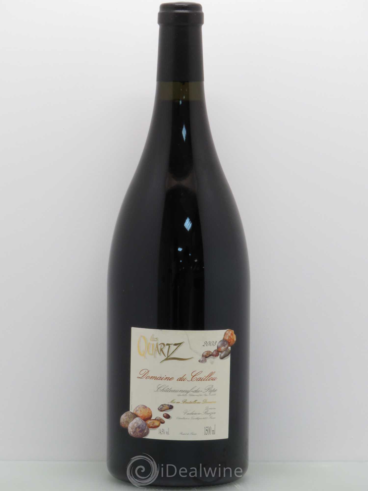 Châteauneuf-du-Pape Les Quartz Clos du Caillou 2003 - Lot de 1 magnum - 0