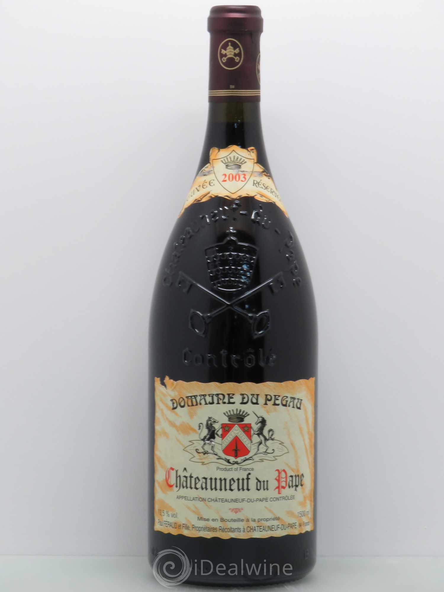 Châteauneuf-du-Pape Domaine du Pégau Cuvée Réservée Paul et Laurence Féraud 2003 - Lot de 1 magnum - 0