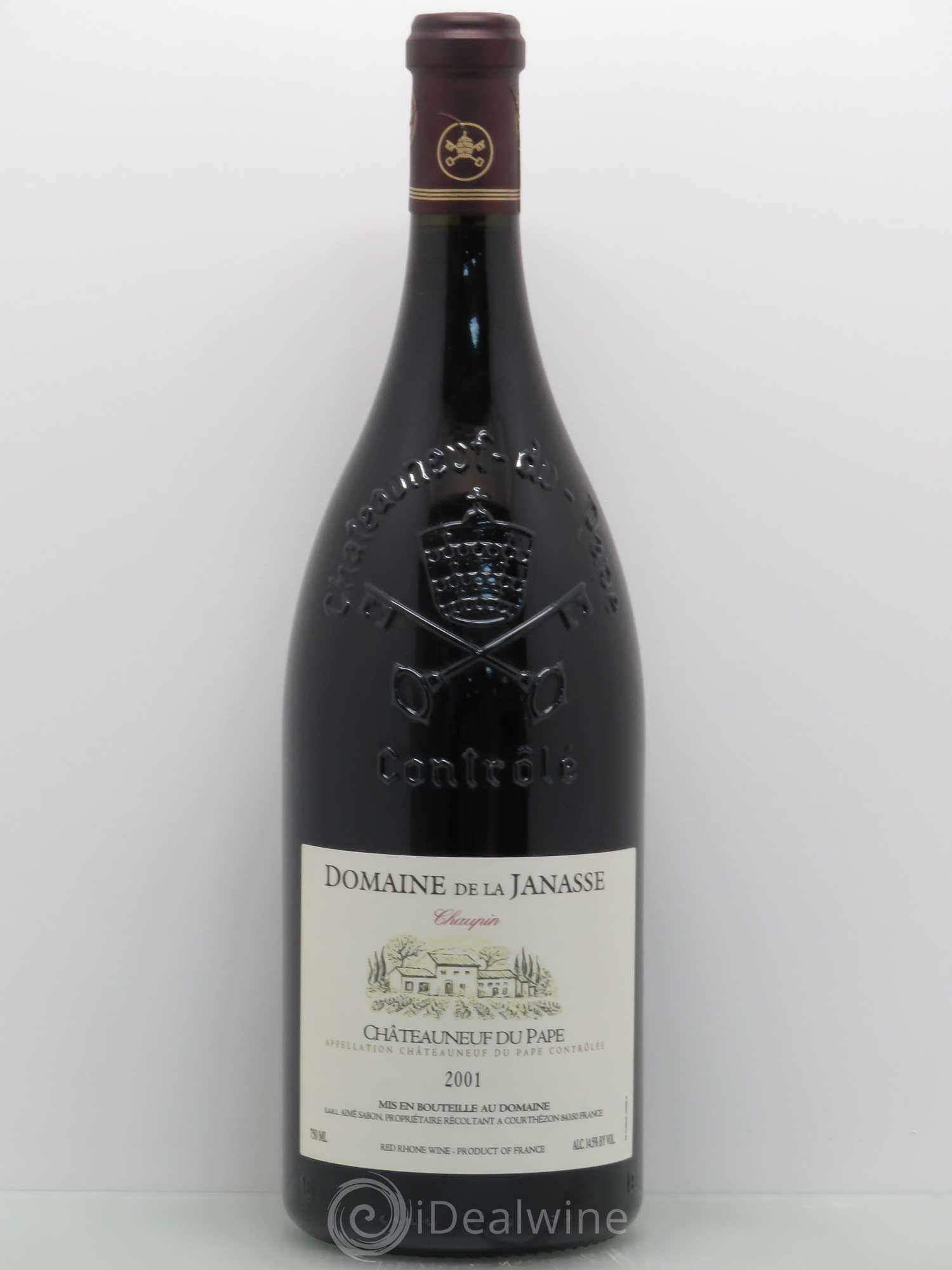 Châteauneuf-du-Pape Cuvée Chaupin La Janasse (Domaine de) 2001 - Lot de 1 magnum - 0
