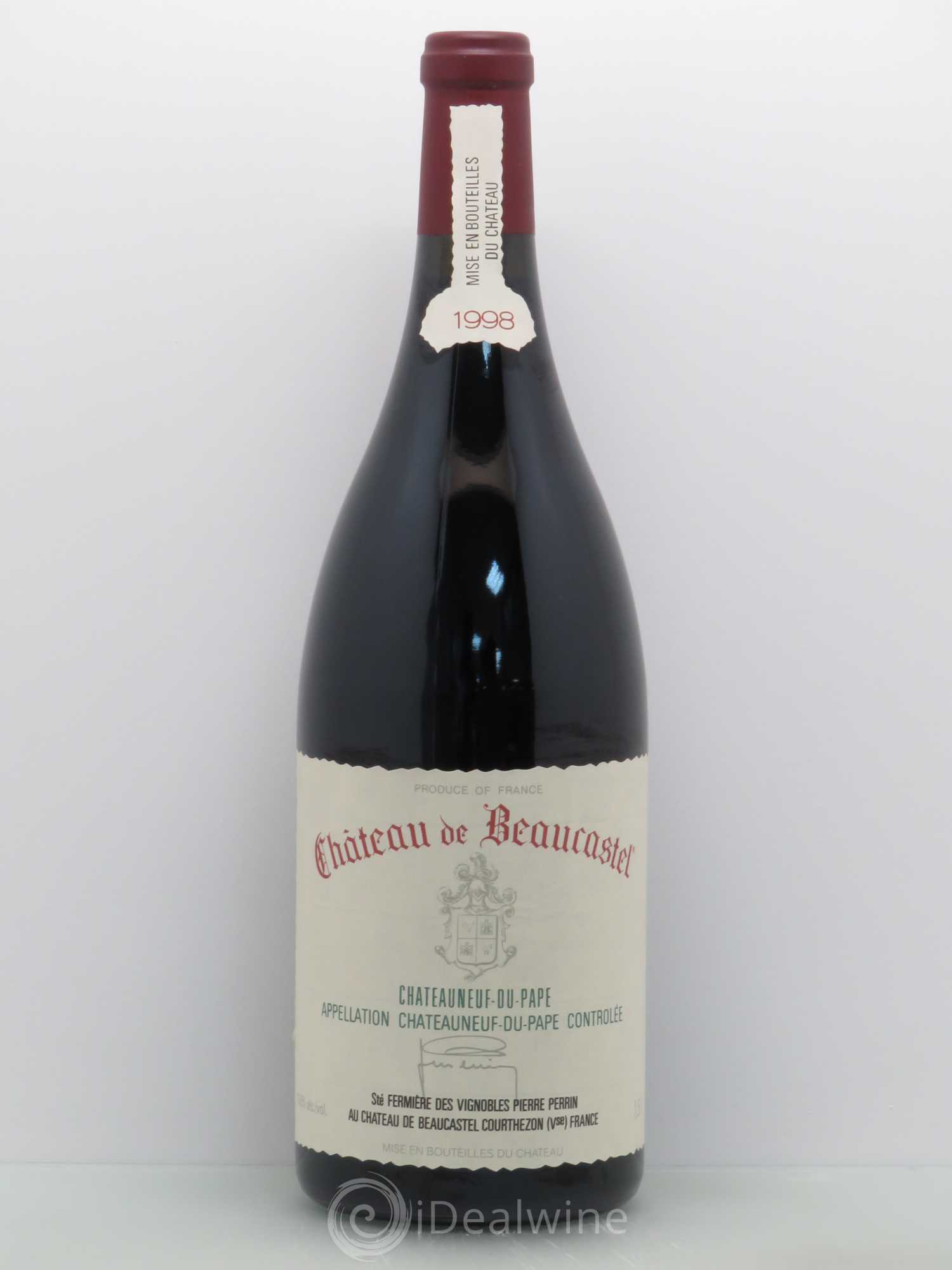 Châteauneuf-du-Pape Château de Beaucastel Famille Perrin 1998 - Lot de 1 magnum - 0