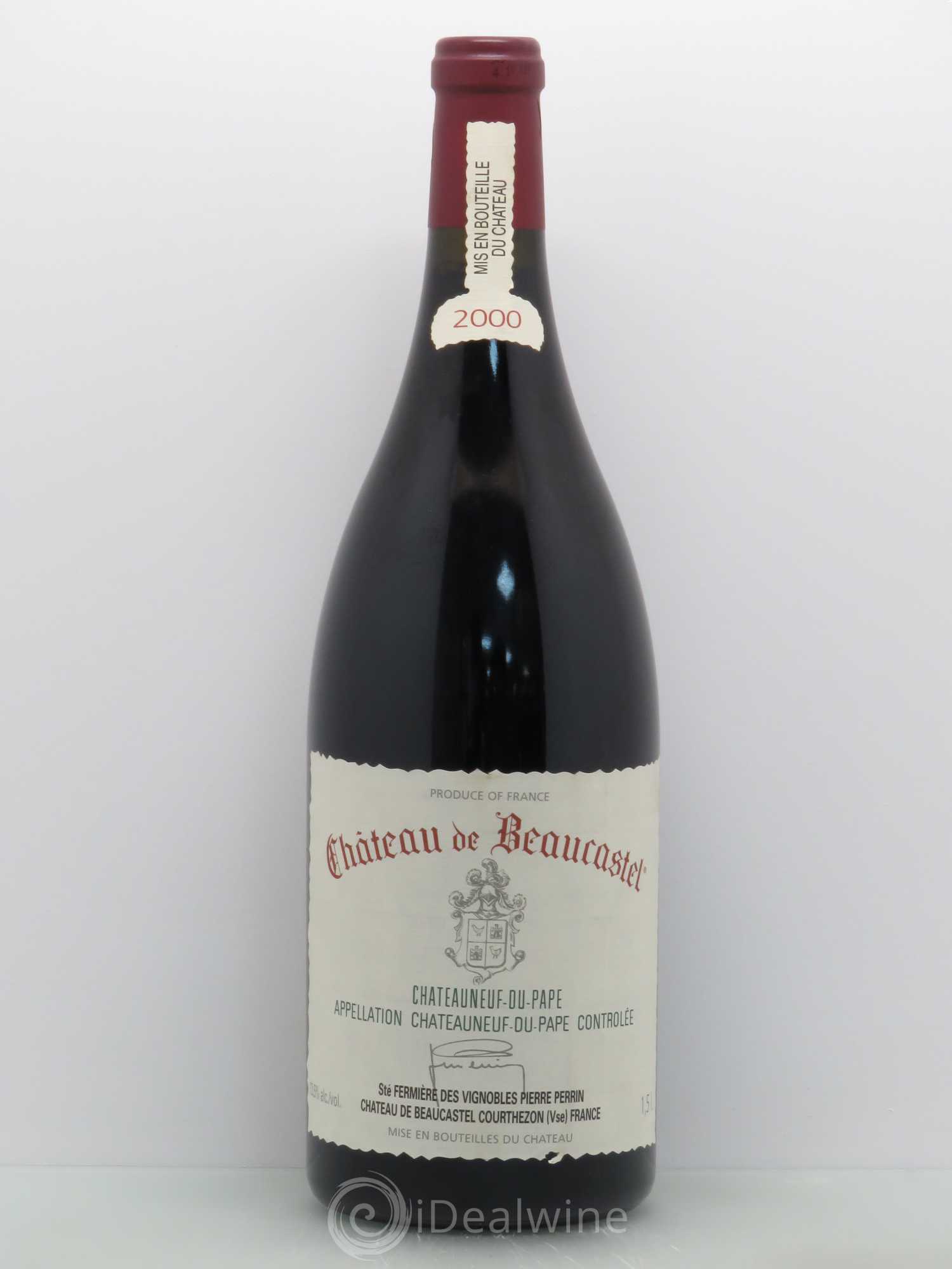 Châteauneuf-du-Pape Château de Beaucastel Famille Perrin 2000 - Lot de 1 magnum - 0