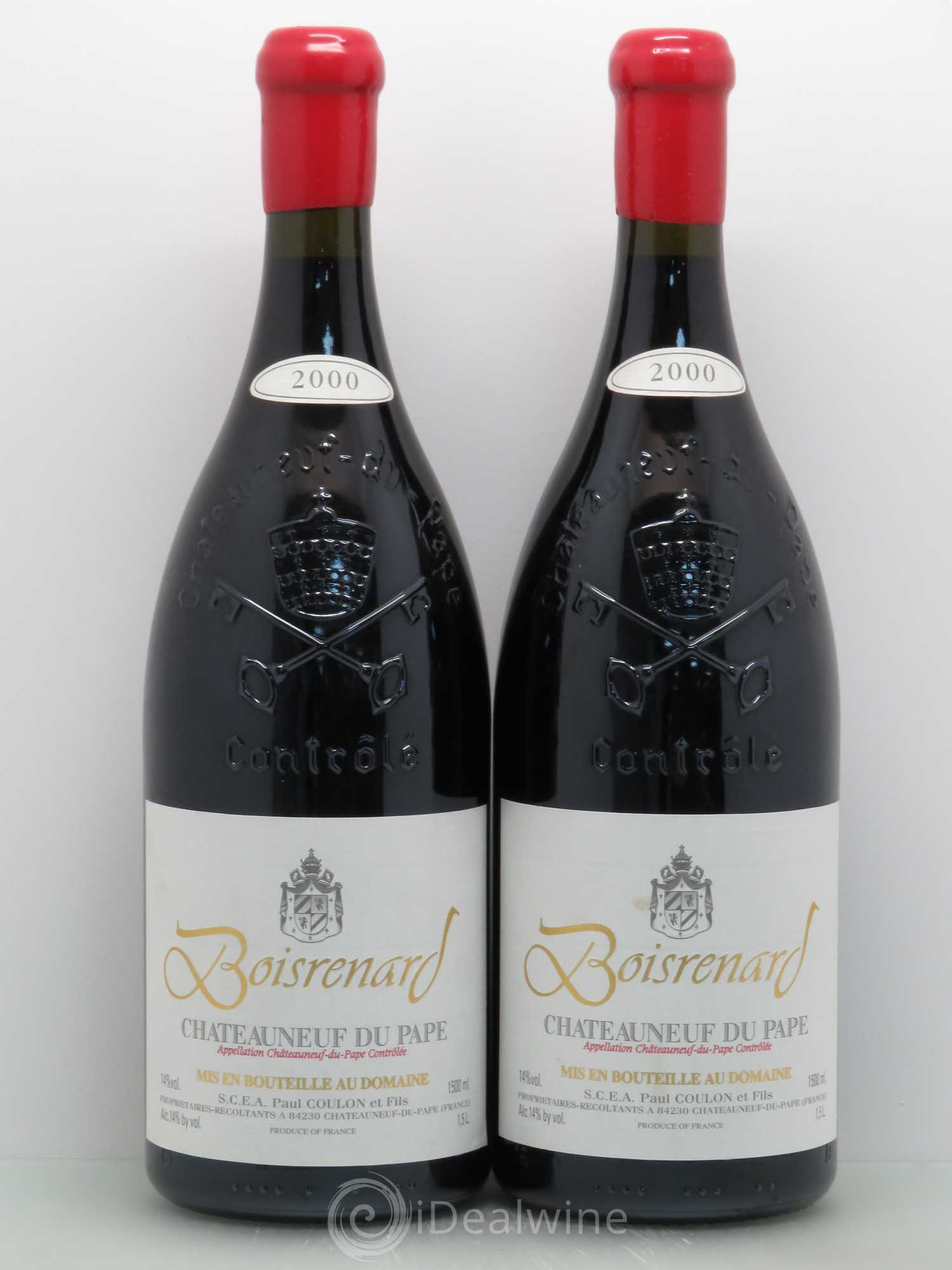Châteauneuf-du-Pape Cuvée Boisrenard Beaurenard (Domaine de) 2000 - Lot de 2 magnums - 0