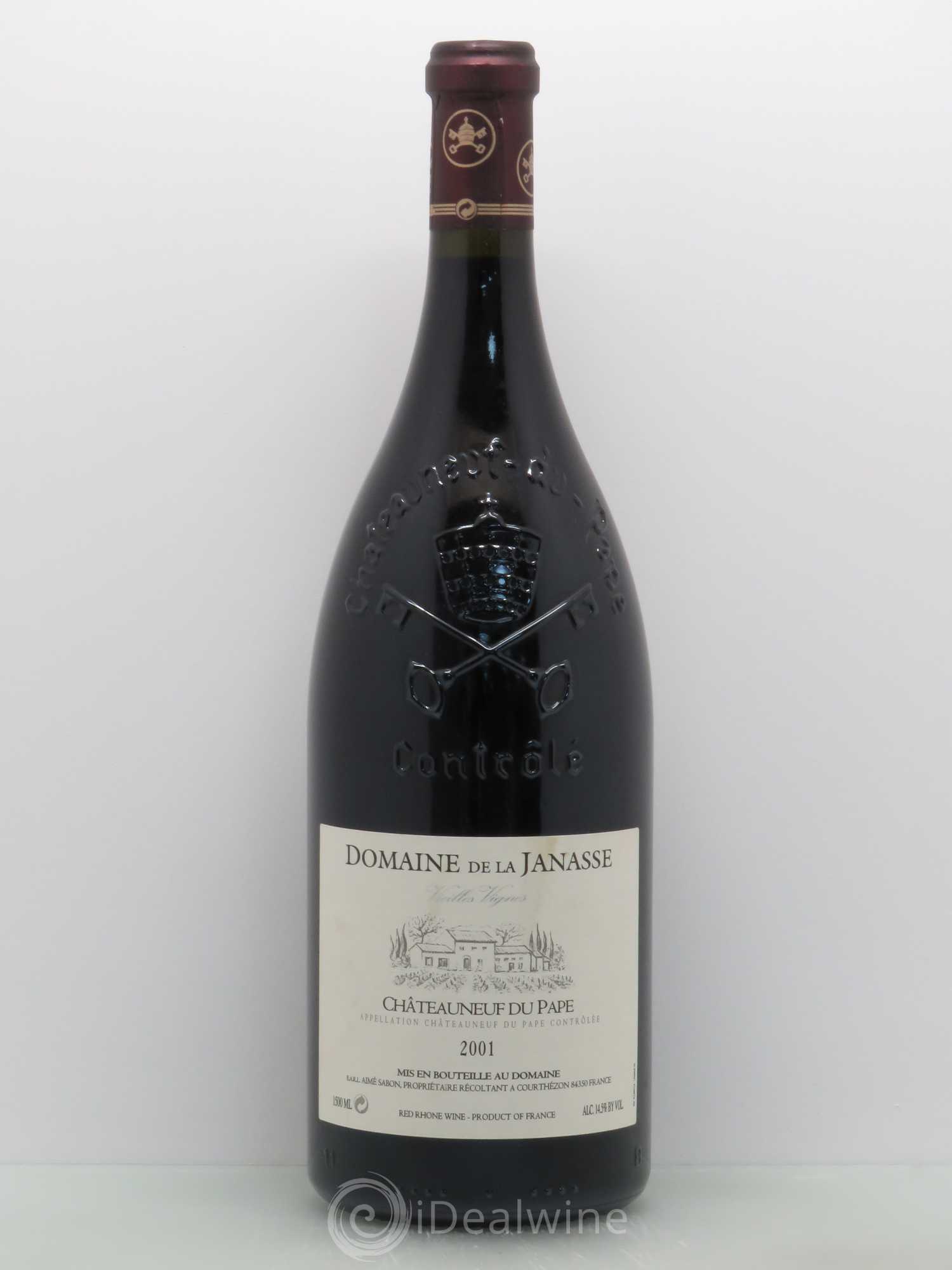 Châteauneuf-du-Pape Cuvée Vieilles Vignes La Janasse (Domaine de) 2001 - Lot de 1 magnum - 0