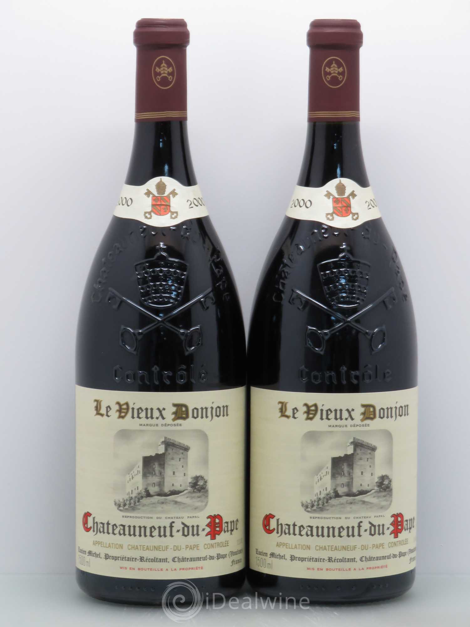 Châteauneuf-du-Pape Le Vieux Donjon Michel Lucien 2000 - Lot de 2 magnums - 0