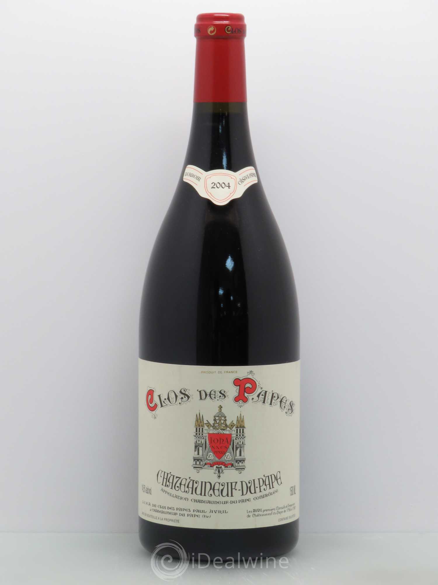 Châteauneuf-du-Pape Clos des Papes - Paul Avril 2004 - Lot de 1 magnum - 0