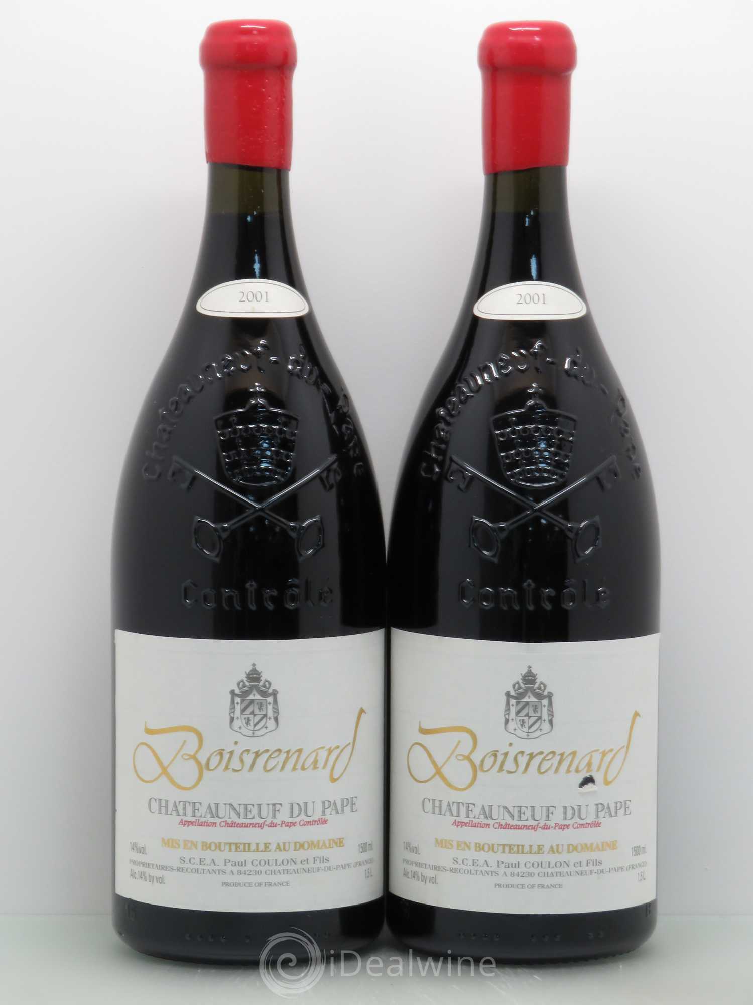 Châteauneuf-du-Pape Cuvée Boisrenard Beaurenard (Domaine de) 2001 - Lot de 2 magnums - 0