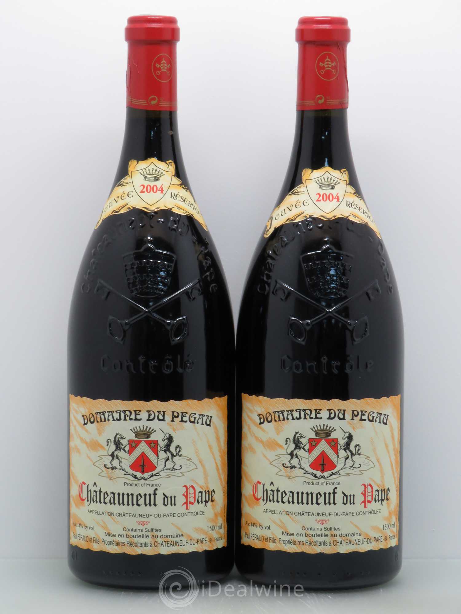 Châteauneuf-du-Pape Domaine du Pégau Cuvée Réservée Paul et Laurence Féraud 2004 - Lot de 2 magnums - 0