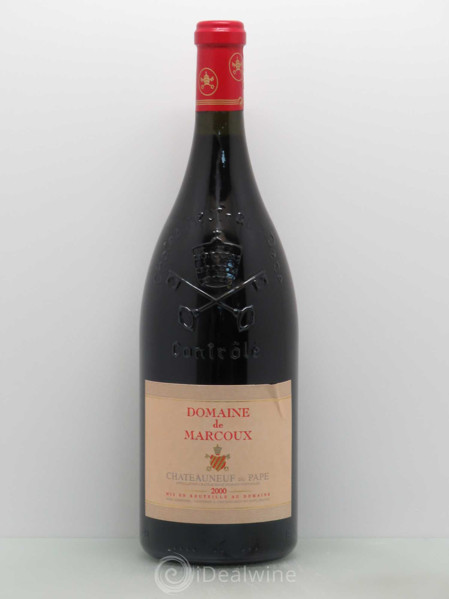 Châteauneuf-du-Pape Marcoux (Domaine de) 2000 - Lot de 1 magnum - 0