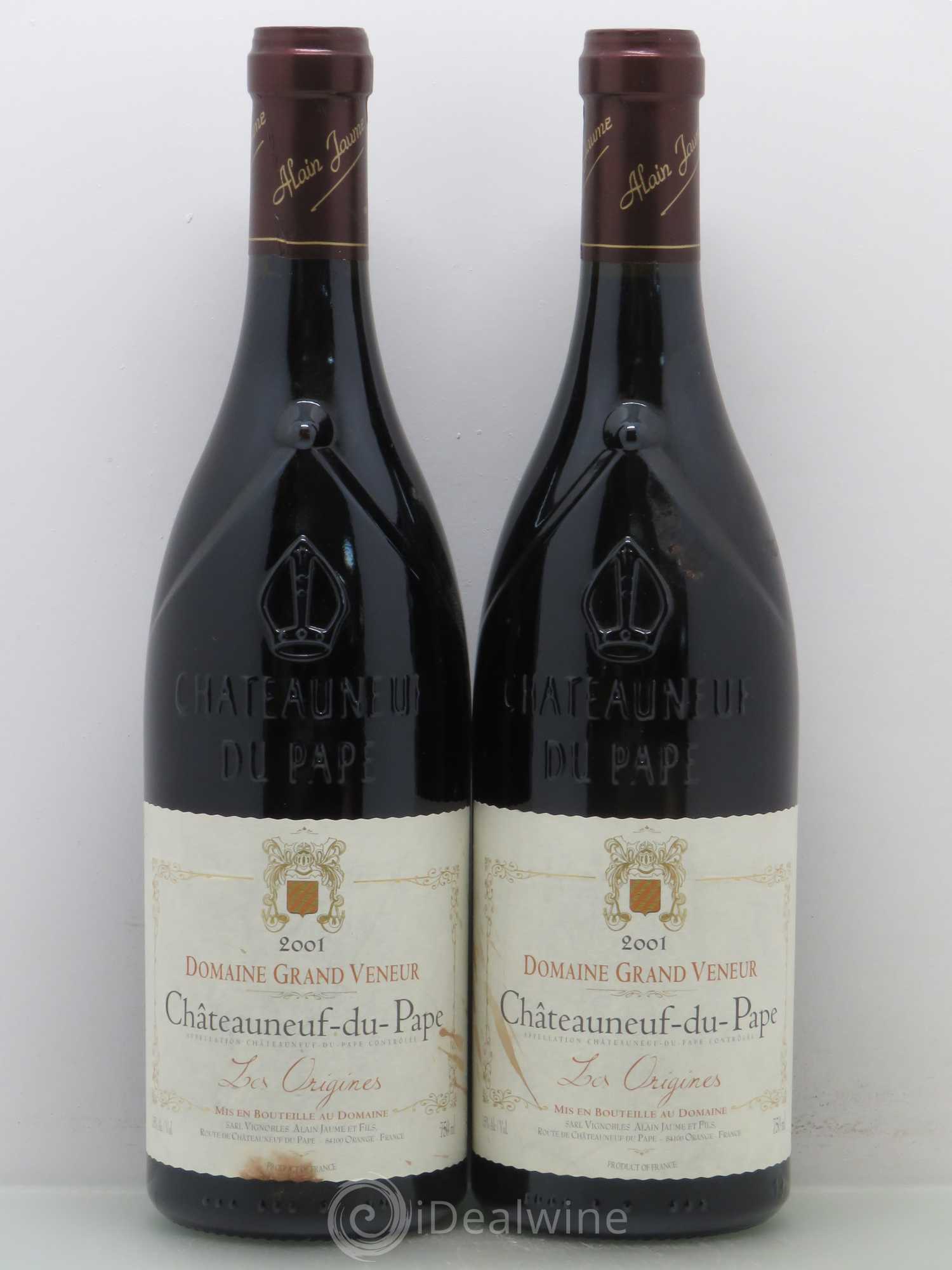Châteauneuf-du-Pape Les Origines Grand Veneur (Domaine) 2001 - Lot de 2 bouteilles - 0