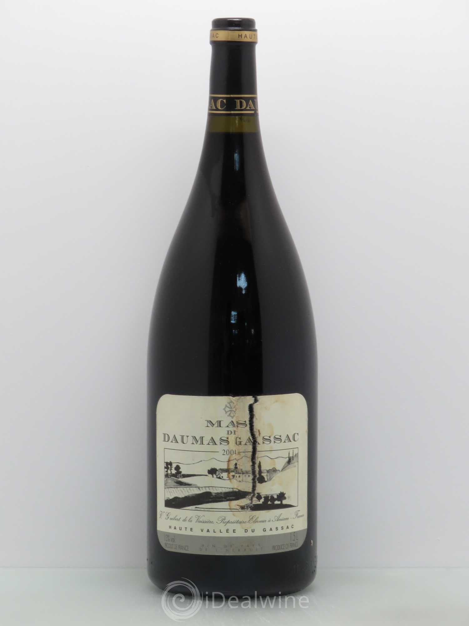 Saint-Guilhem-le-Désert - Cité d'Aniane Mas Daumas Gassac Famille Guibert de La Vaissière 2004 - Lot de 1 magnum - 0