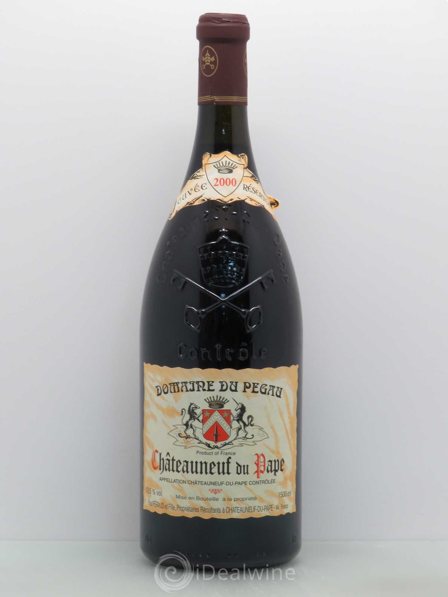 Châteauneuf-du-Pape Domaine du Pégau Cuvée Réservée Paul et Laurence Féraud 2000 - Lot de 1 magnum - 0