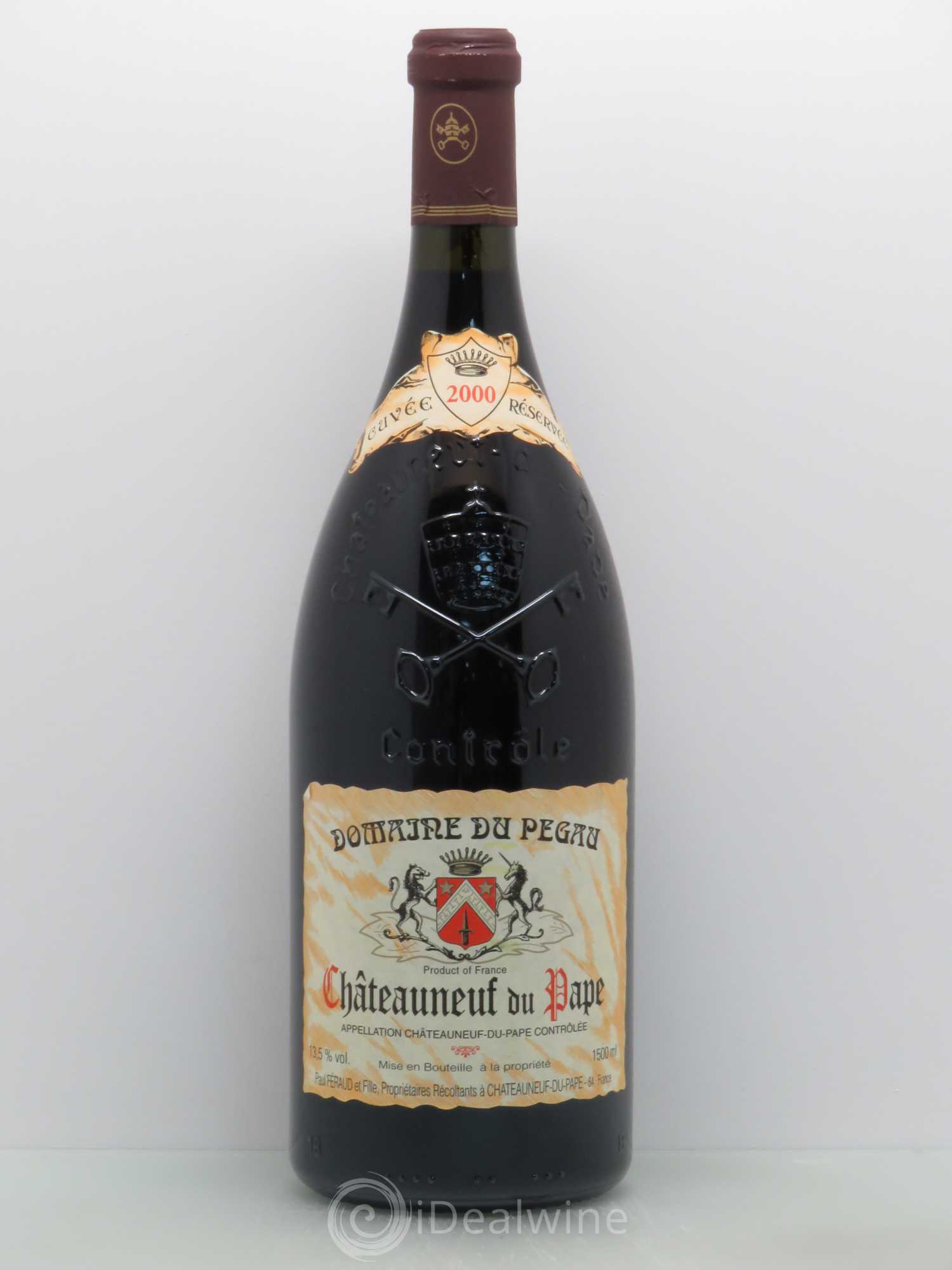 Châteauneuf-du-Pape Domaine du Pégau Cuvée Réservée Paul et Laurence Féraud 2000 - Lot de 1 magnum - 0
