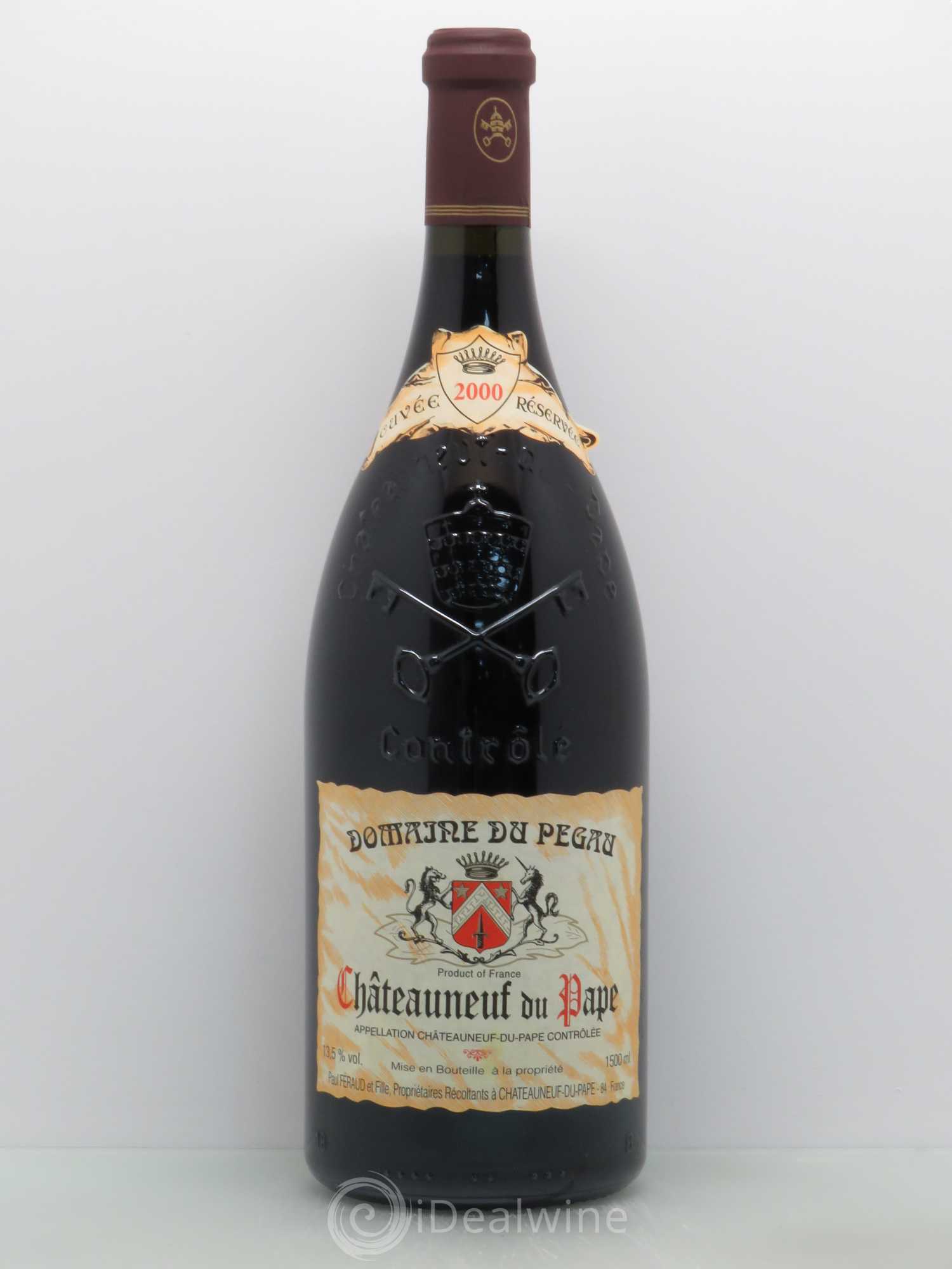 Châteauneuf-du-Pape Domaine du Pégau Cuvée Réservée Paul et Laurence Féraud 2000 - Lot de 1 magnum - 0