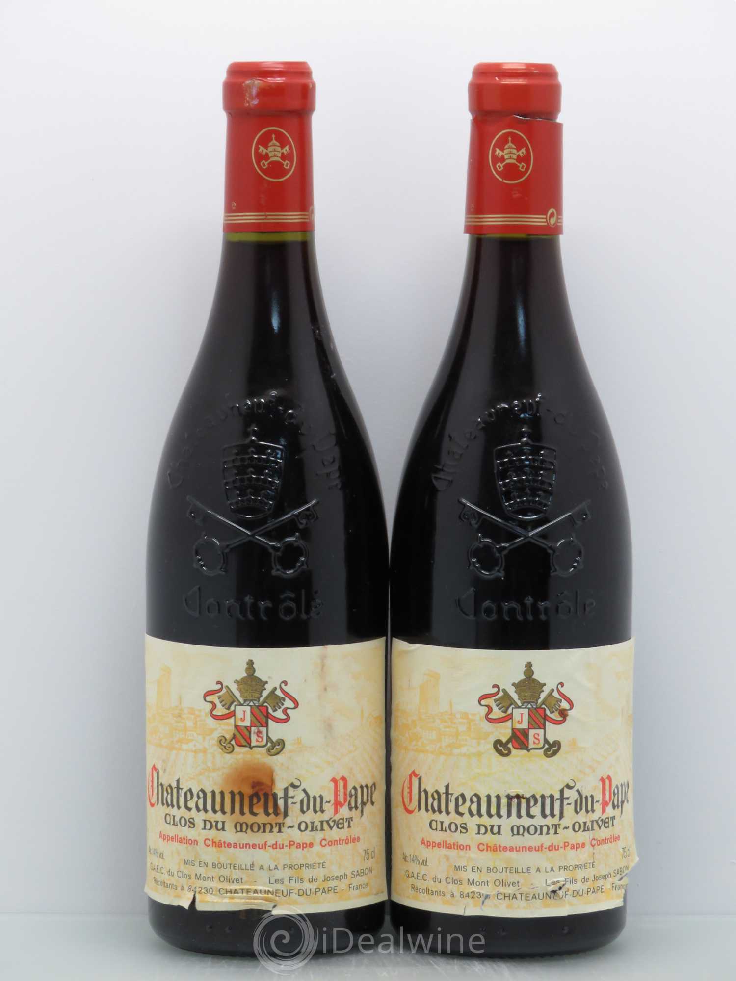 Châteauneuf-du-Pape Clos du Mont-Olivet - Lot de 2 bouteilles - 0