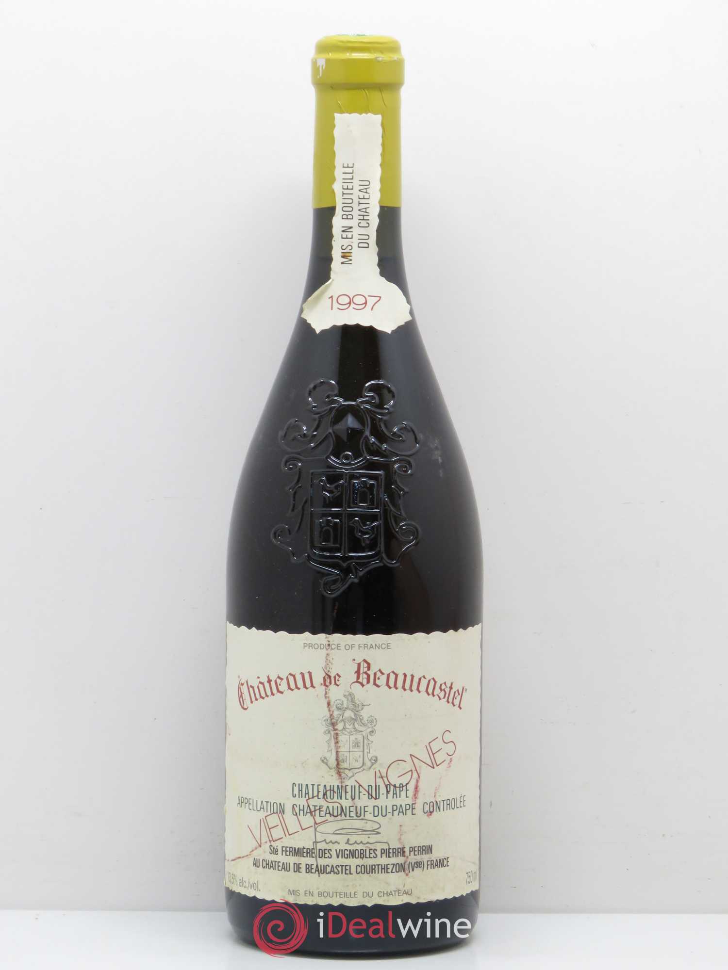 Châteauneuf-du-Pape Château de Beaucastel Vieilles vignes Roussanne Famille Perrin Vieilles Vignes 1997 - Lot de 1 bouteille - 0
