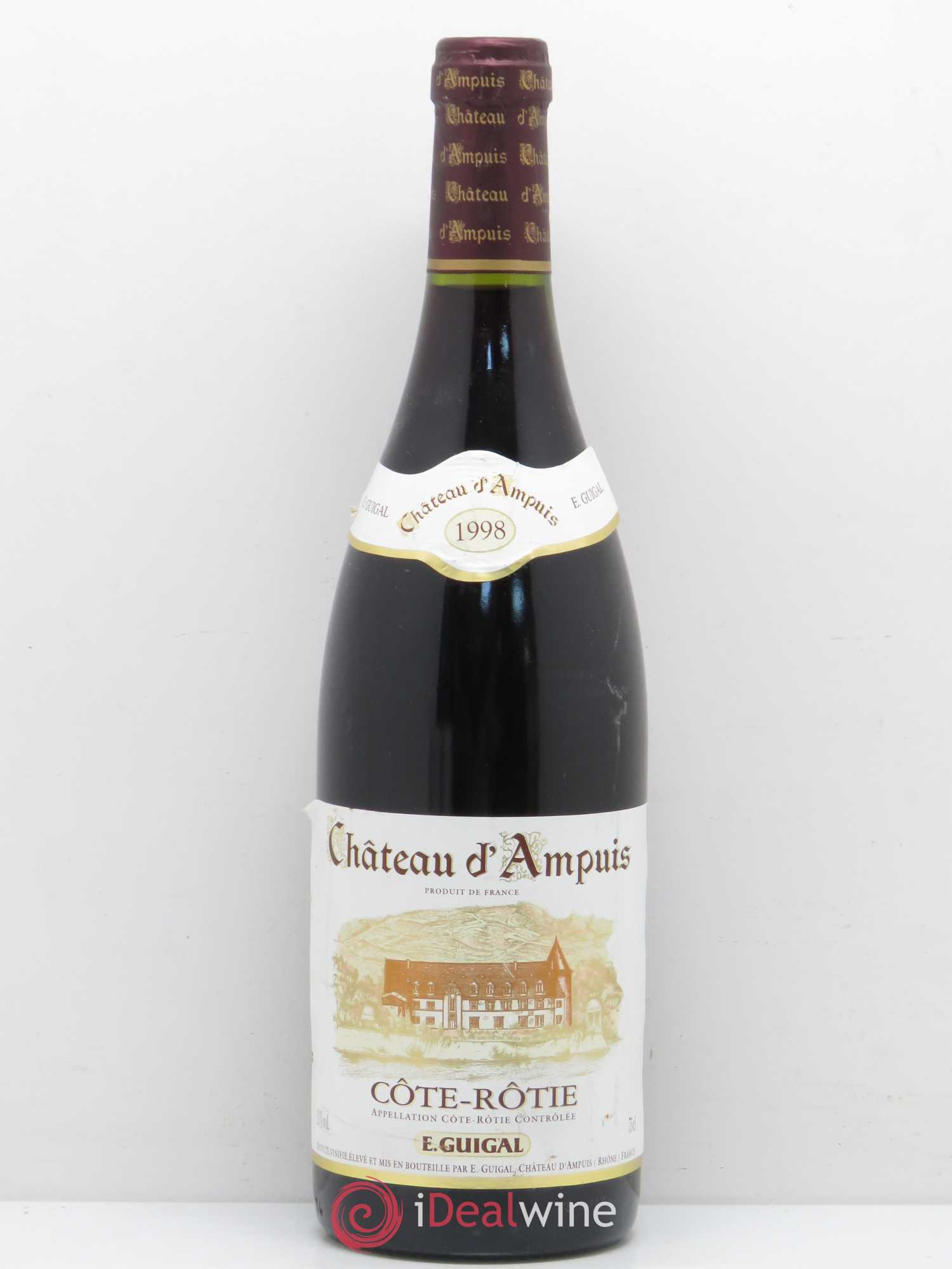 Côte-Rôtie Château d'Ampuis Guigal 1998 - Lot de 1 bouteille - 0
