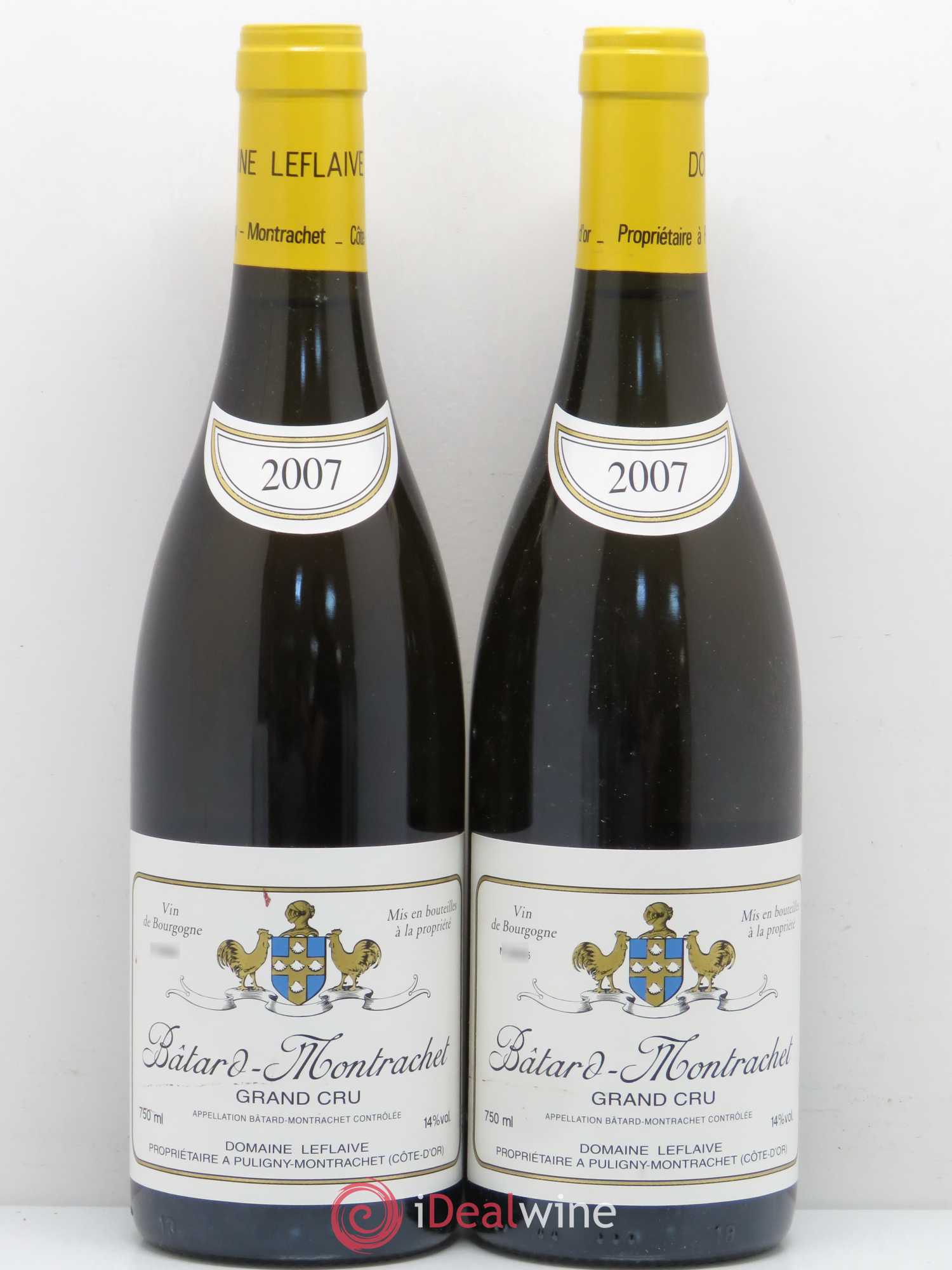 Bâtard-Montrachet Grand Cru Leflaive (Domaine) 2007 - Lot de 2 bouteilles - 0