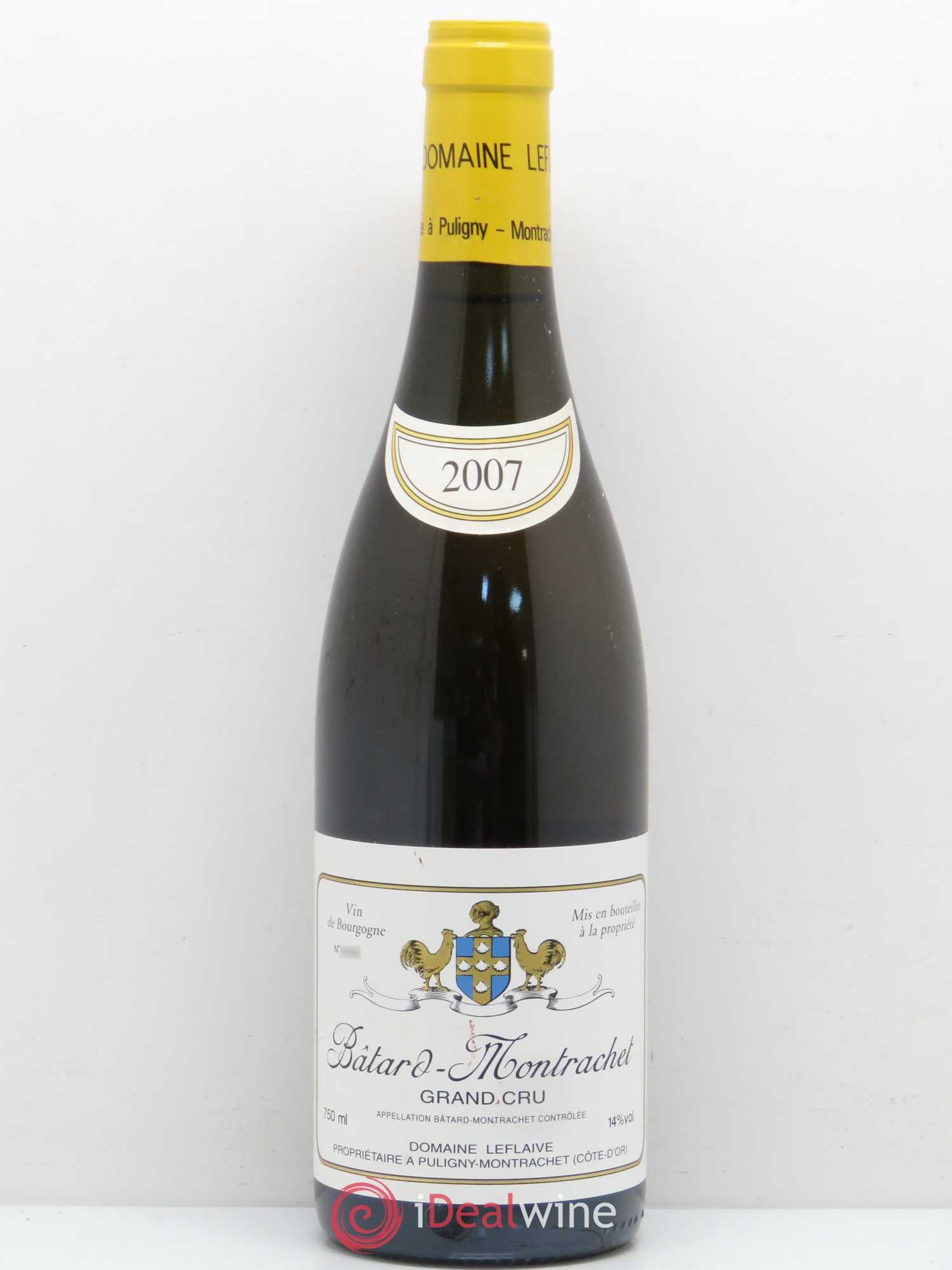 Bâtard-Montrachet Grand Cru Leflaive (Domaine) 2007 - Lot de 1 bouteille - 0