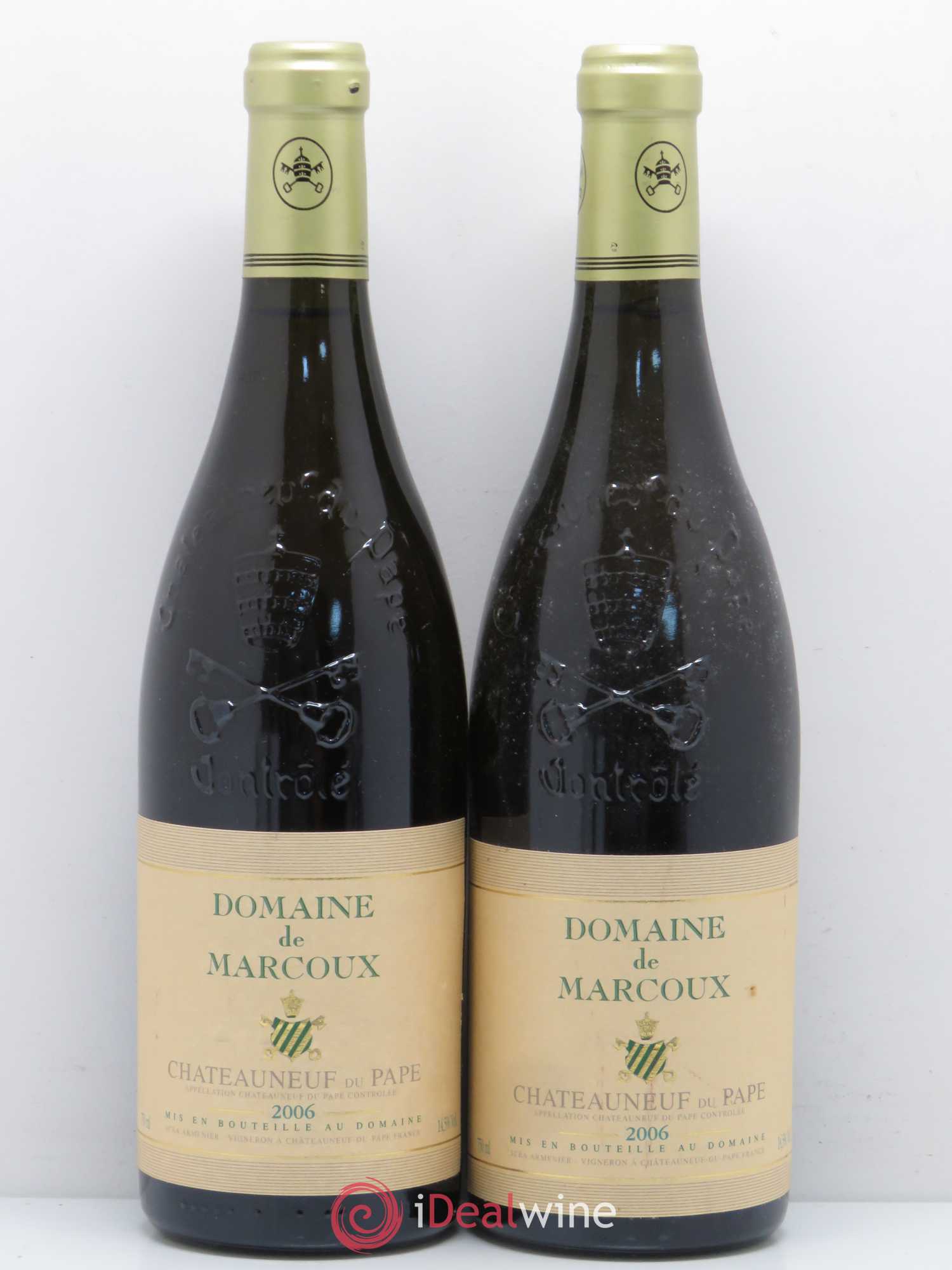 Châteauneuf-du-Pape Marcoux (Domaine de) 2006 - Lot de 2 bouteilles - 0