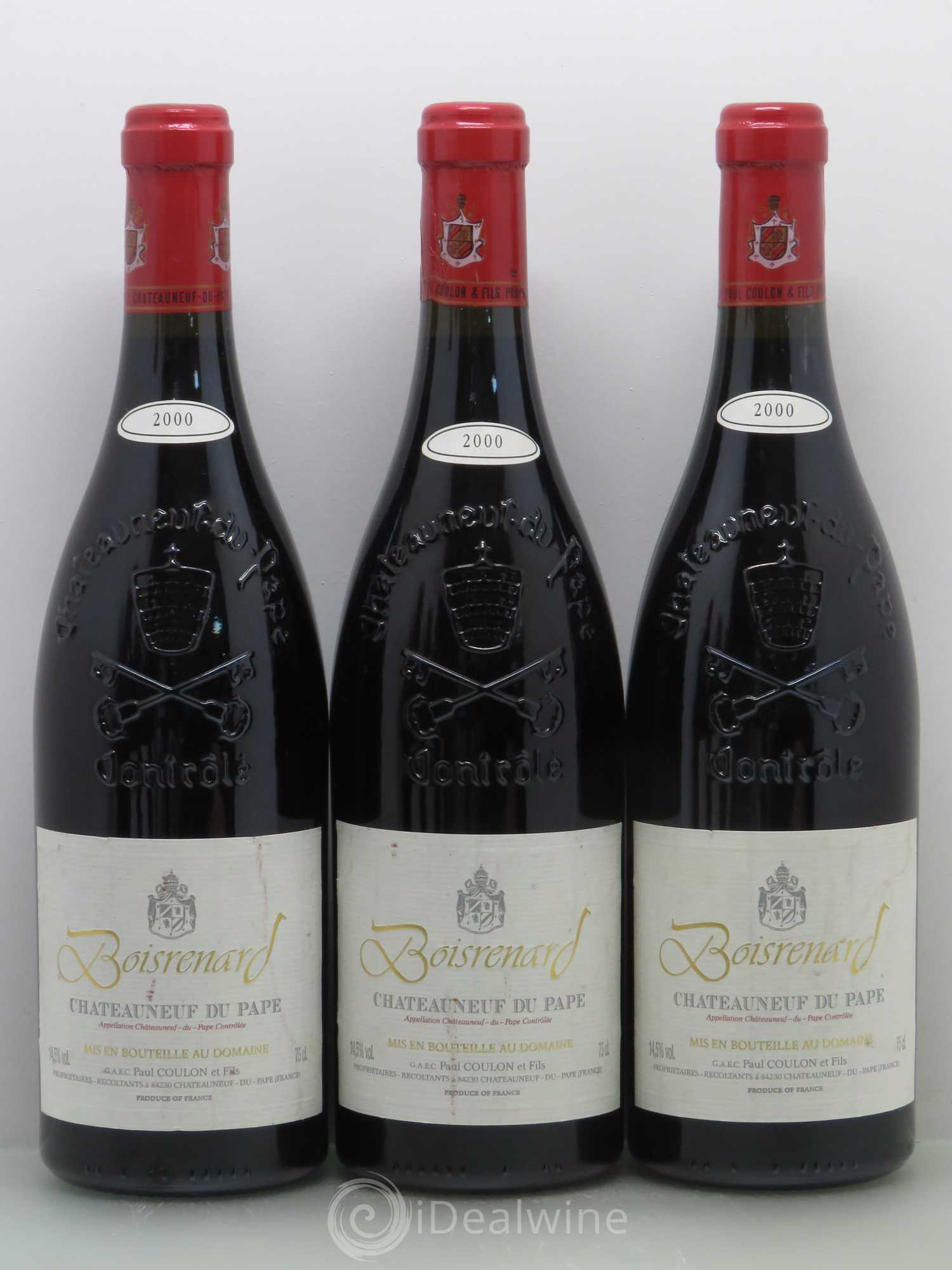 Châteauneuf-du-Pape Cuvée Boisrenard Beaurenard (Domaine de) 2000 - Lot de 6 bouteilles - 1