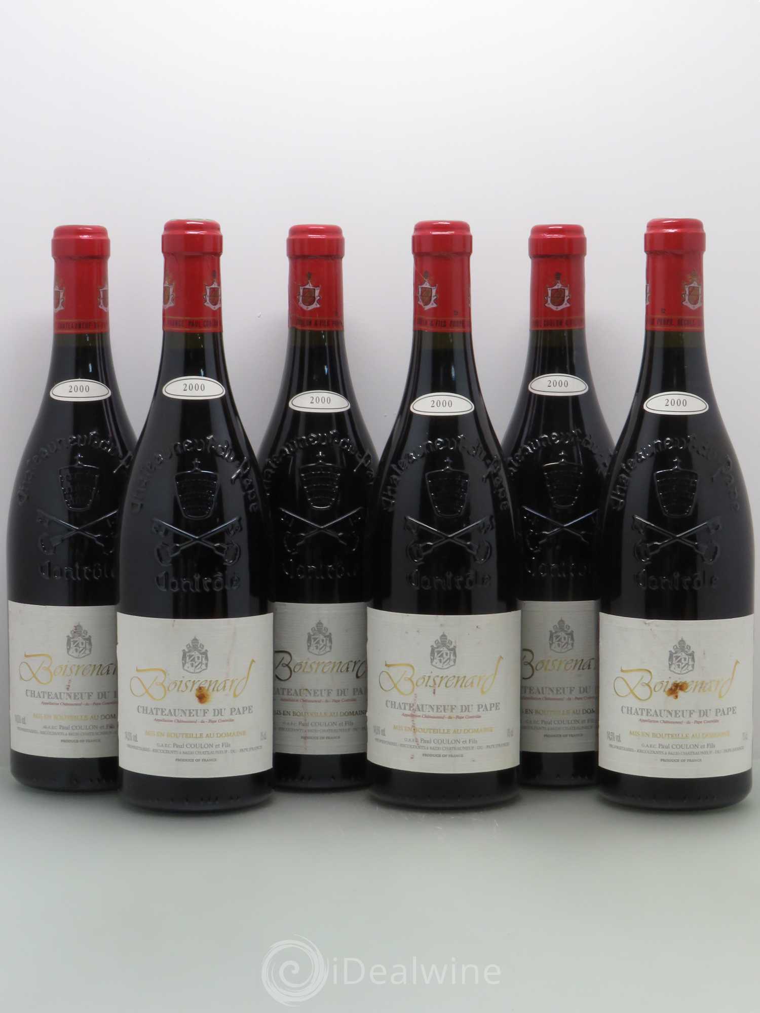 Châteauneuf-du-Pape Cuvée Boisrenard Beaurenard (Domaine de) 2000 - Lot de 6 bouteilles - 0