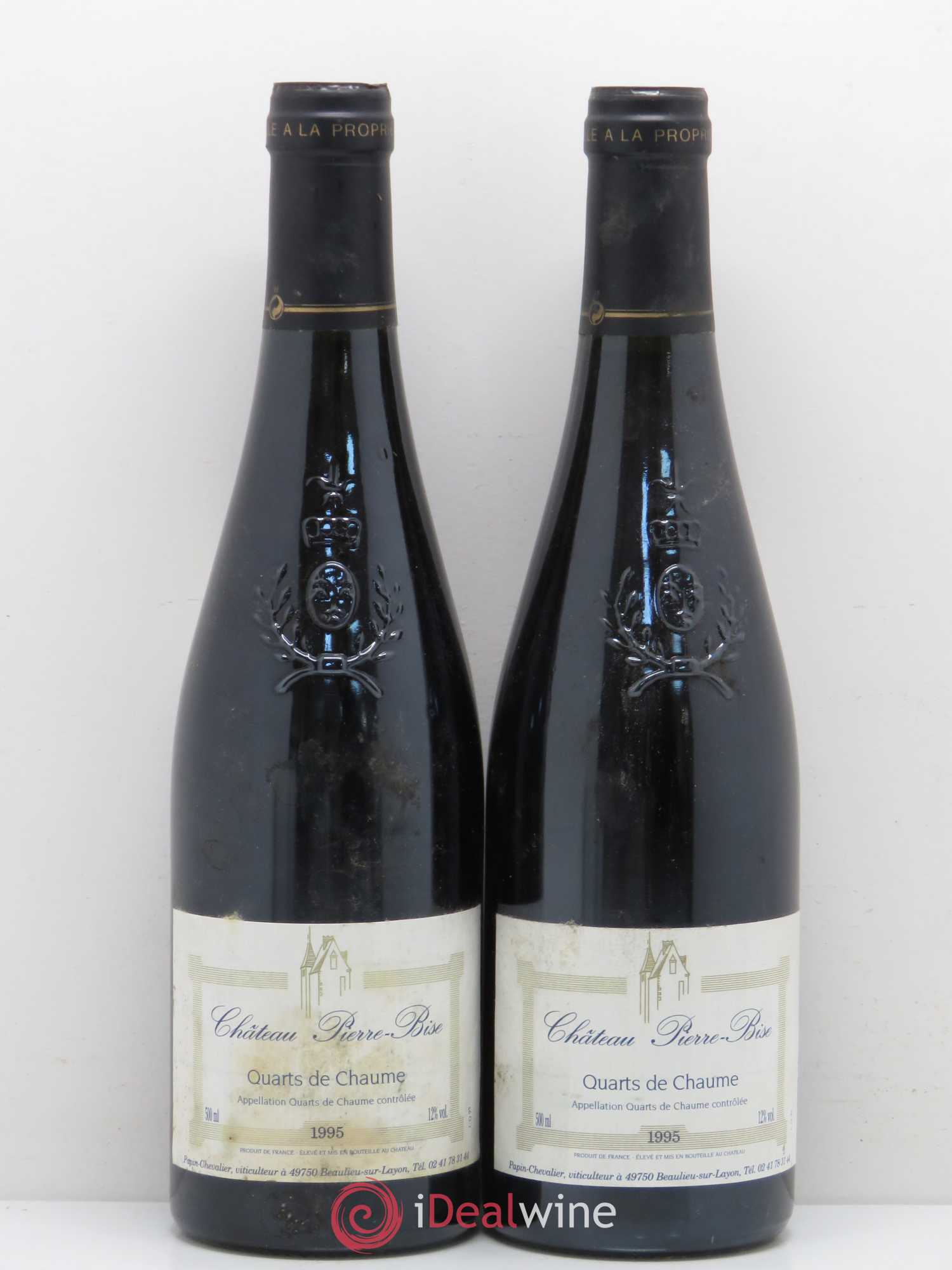 Quarts de Chaume Château Pierre Bise 1995 - Lotto di 2 bottiglie - 0