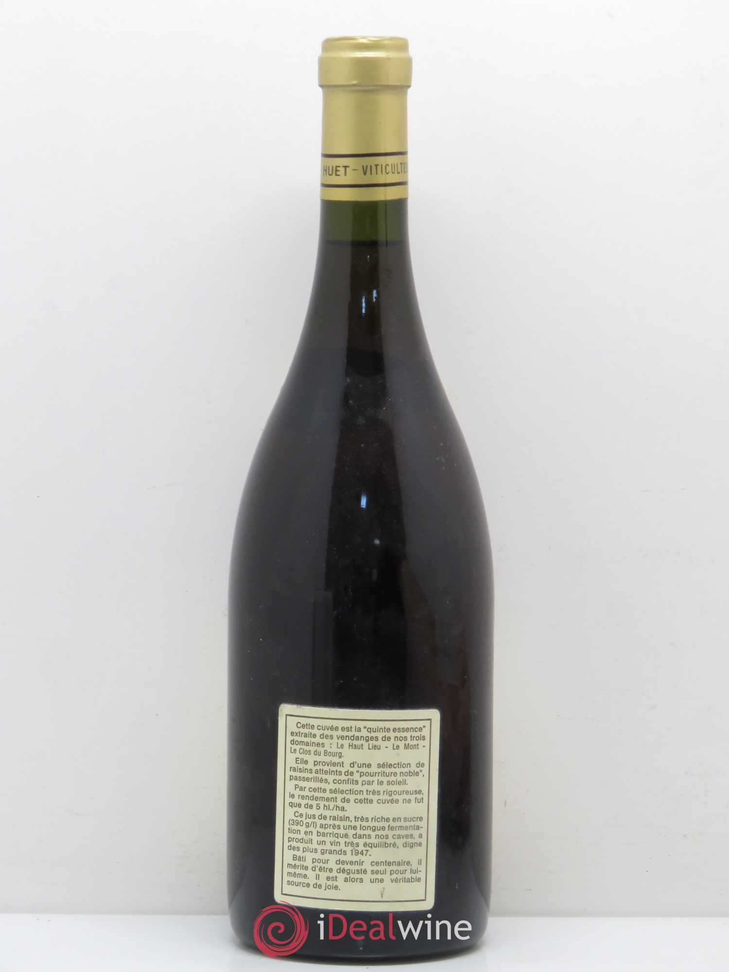 Vouvray Cuvée Constance Domaine Huet 1989 - Lot de 1 bouteille - 1
