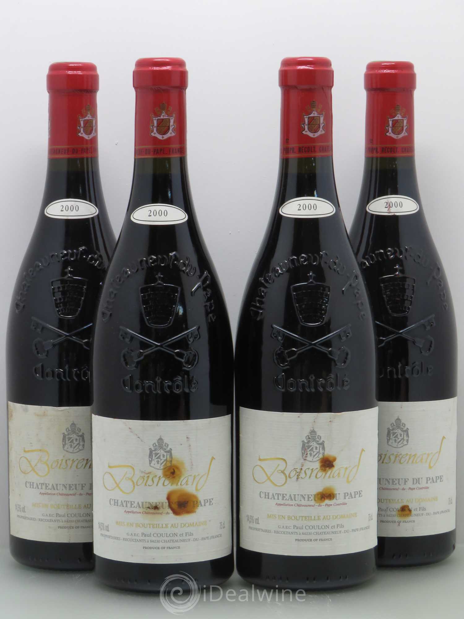 Châteauneuf-du-Pape Cuvée Boisrenard Beaurenard (Domaine de) 2000 - Lot de 4 bouteilles - 0