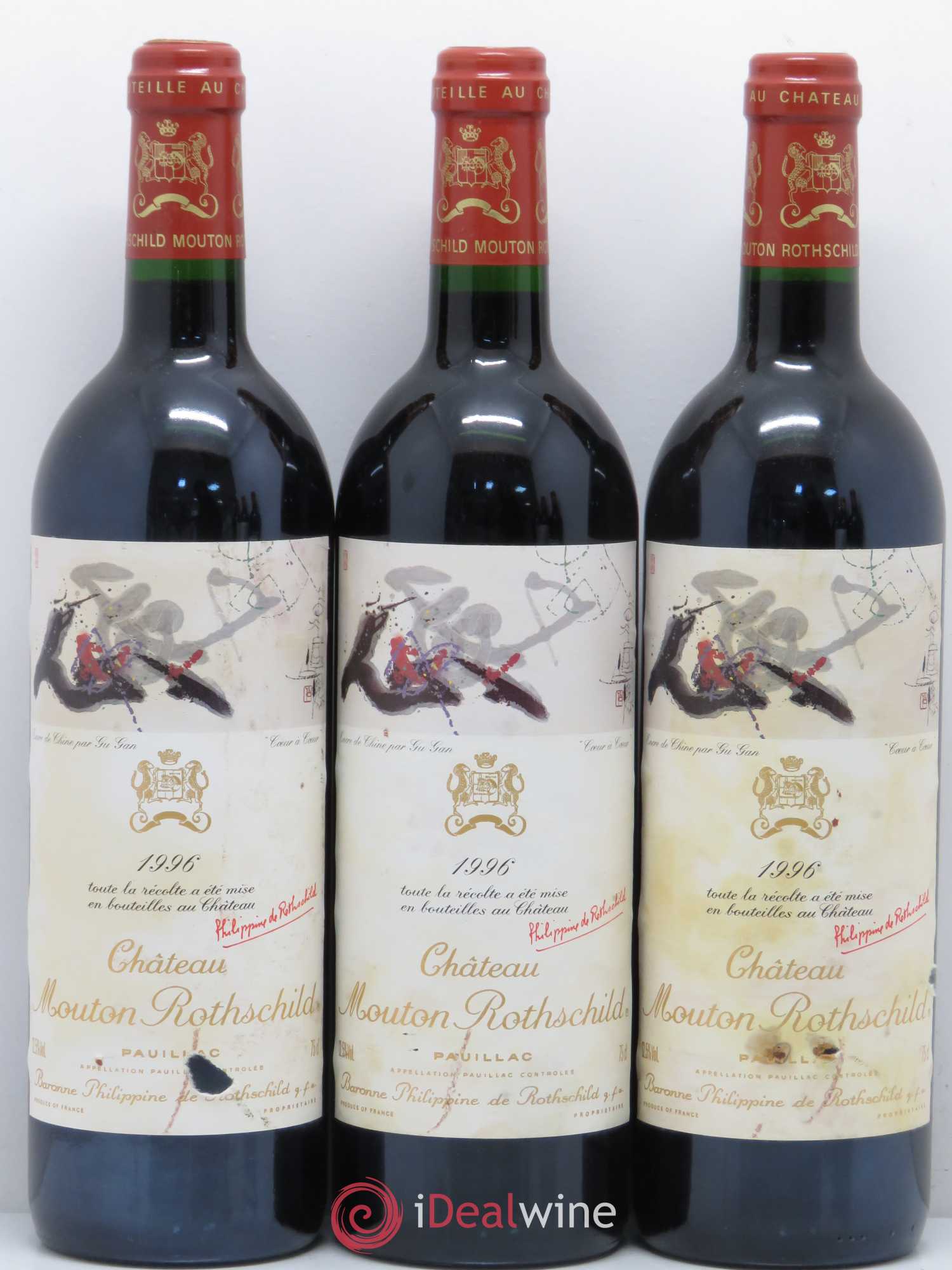Château Mouton Rothschild 1er Grand Cru Classé 1996 - Lot de 6 bouteilles - 3