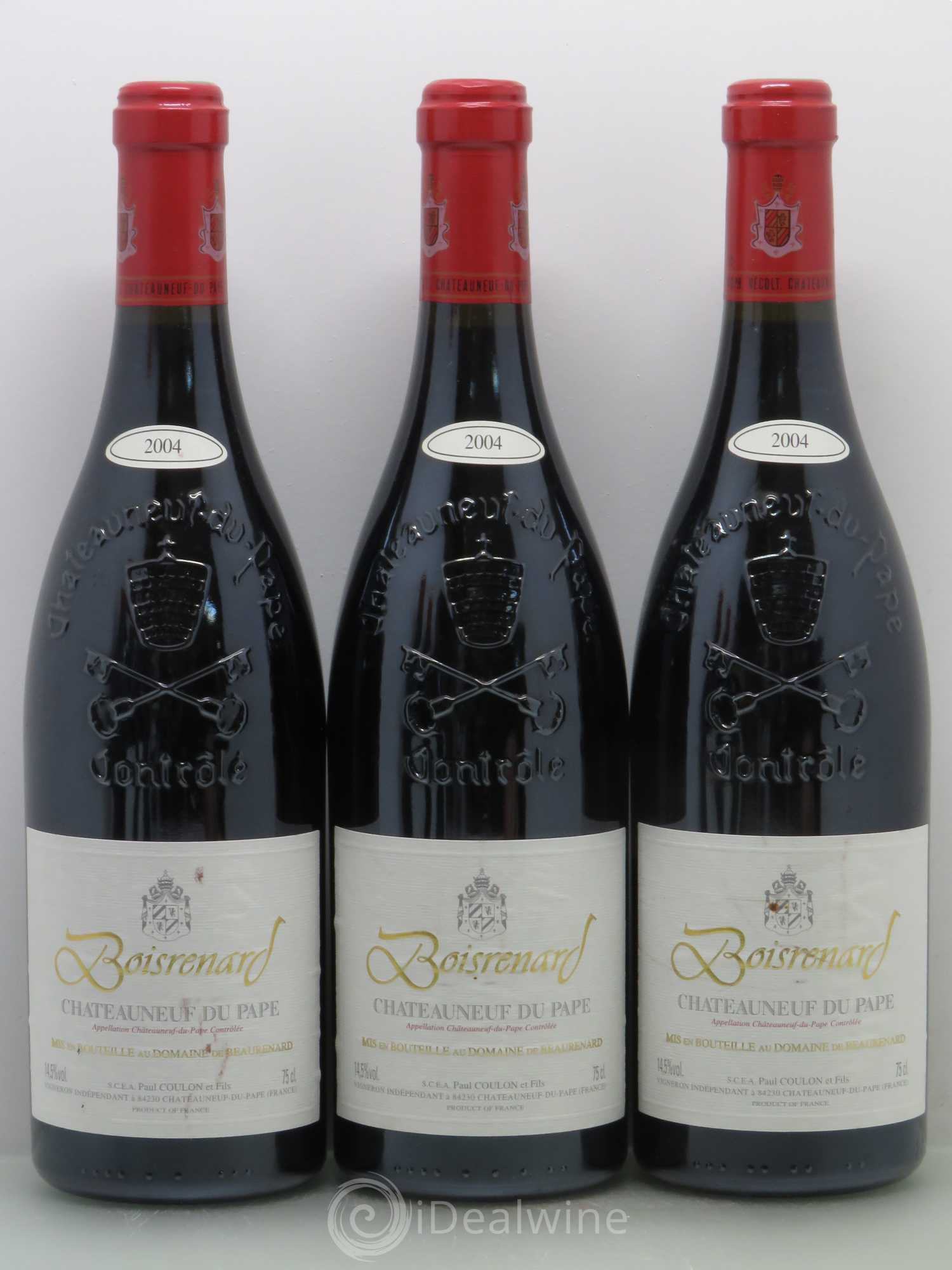 Châteauneuf-du-Pape Cuvée Boisrenard Beaurenard (Domaine de) 2004 - Lot de 6 bouteilles - 1