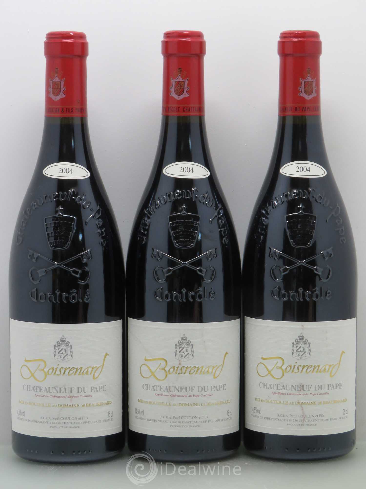 Châteauneuf-du-Pape Cuvée Boisrenard Beaurenard (Domaine de) 2004 - Lot de 6 bouteilles - 2