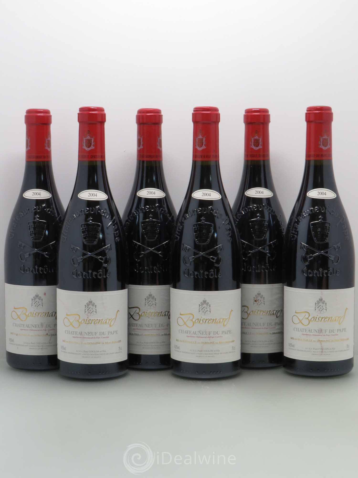 Châteauneuf-du-Pape Cuvée Boisrenard Beaurenard (Domaine de) 2004 - Lot de 6 bouteilles - 0
