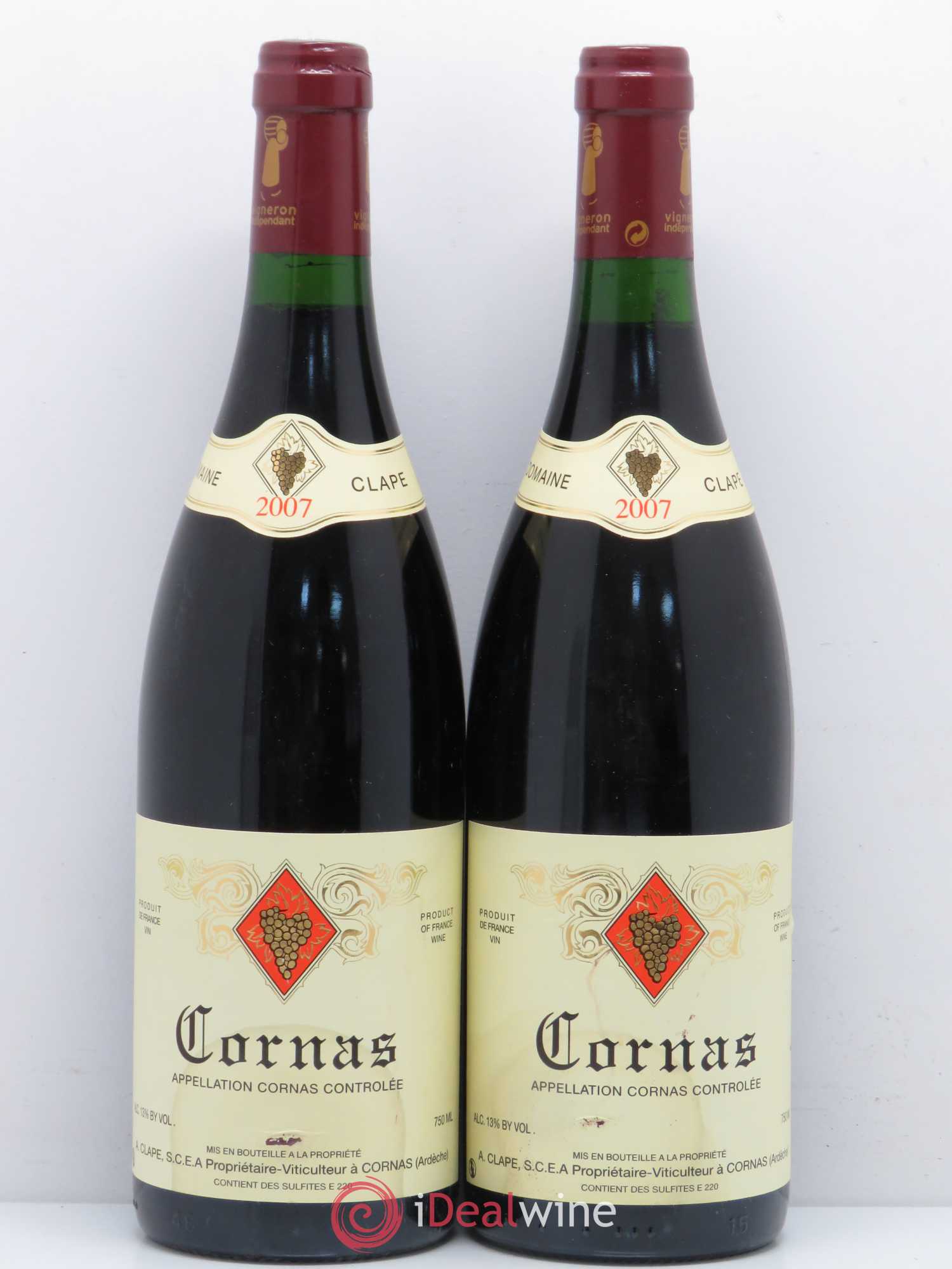 Cornas Auguste Clape 2007 - Lot de 2 bouteilles - 0