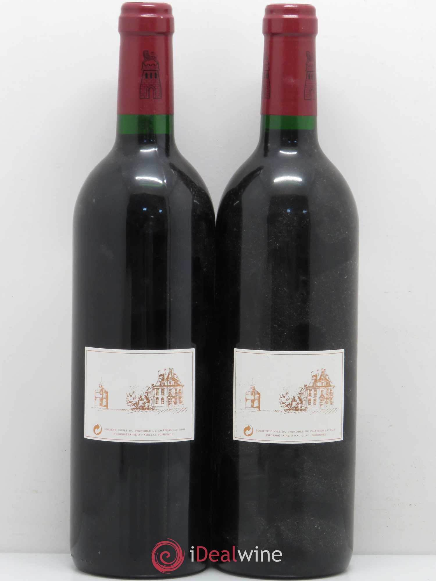 Château Latour 1er Grand Cru Classé 1996 - Lot de 2 bouteilles - 1