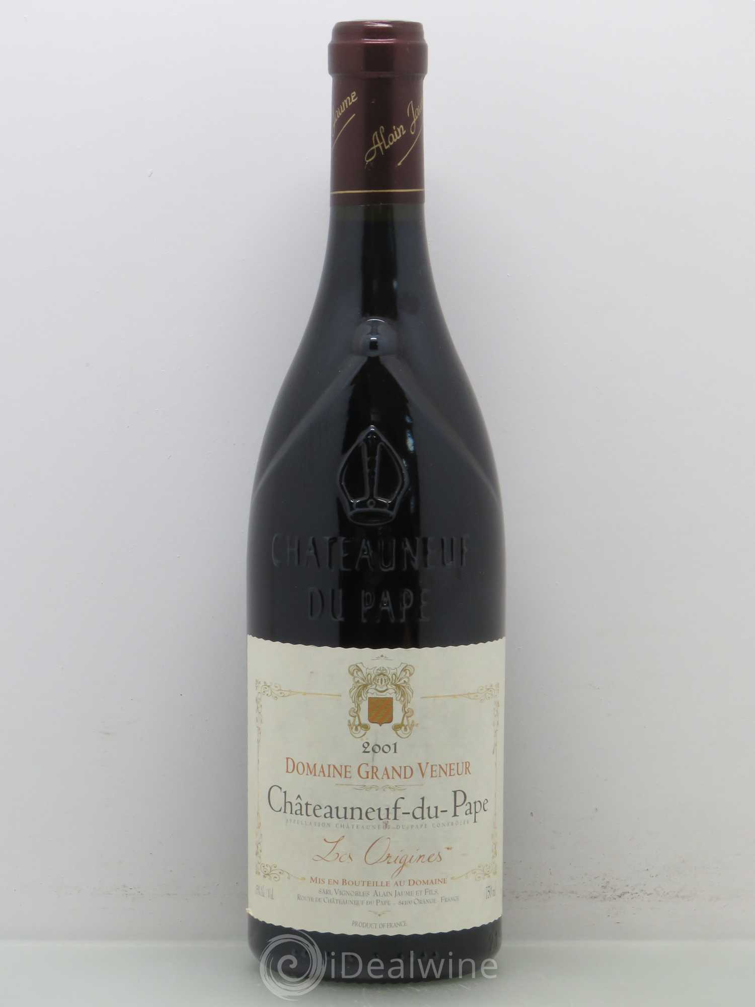 Châteauneuf-du-Pape Les Origines Grand Veneur (Domaine) 2001 - Lot de 1 bouteille - 0