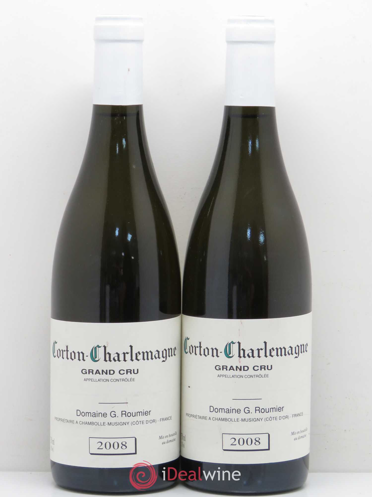 Corton-Charlemagne Grand Cru Georges Roumier (Domaine) 2008 - Lot de 2 bouteilles - 0