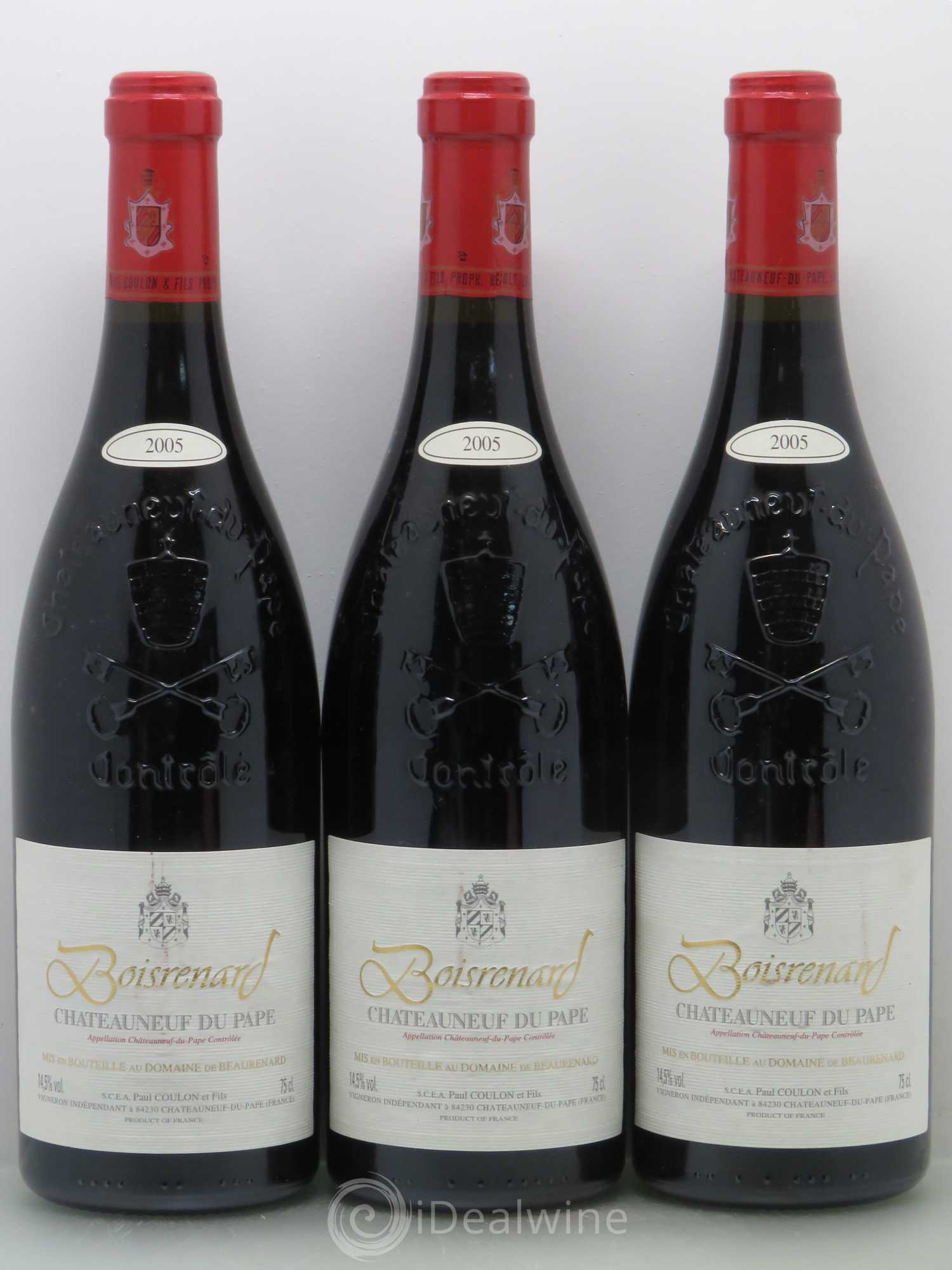 Châteauneuf-du-Pape Cuvée Boisrenard Beaurenard (Domaine de) 2005 - Lot de 6 bouteilles - 2