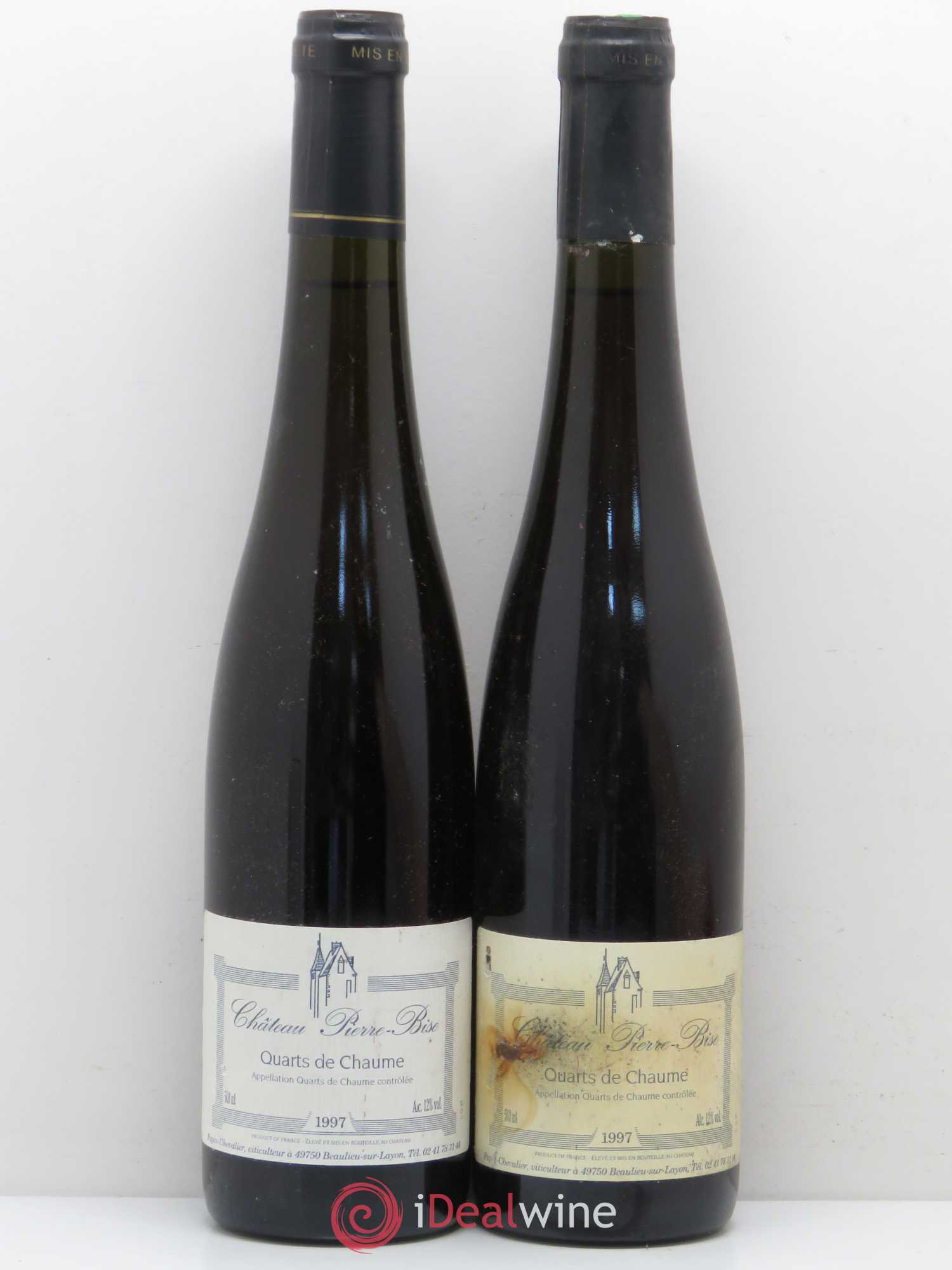 Quarts de Chaume Château Pierre Bise 1997 - Lotto di 2 bottiglie - 0
