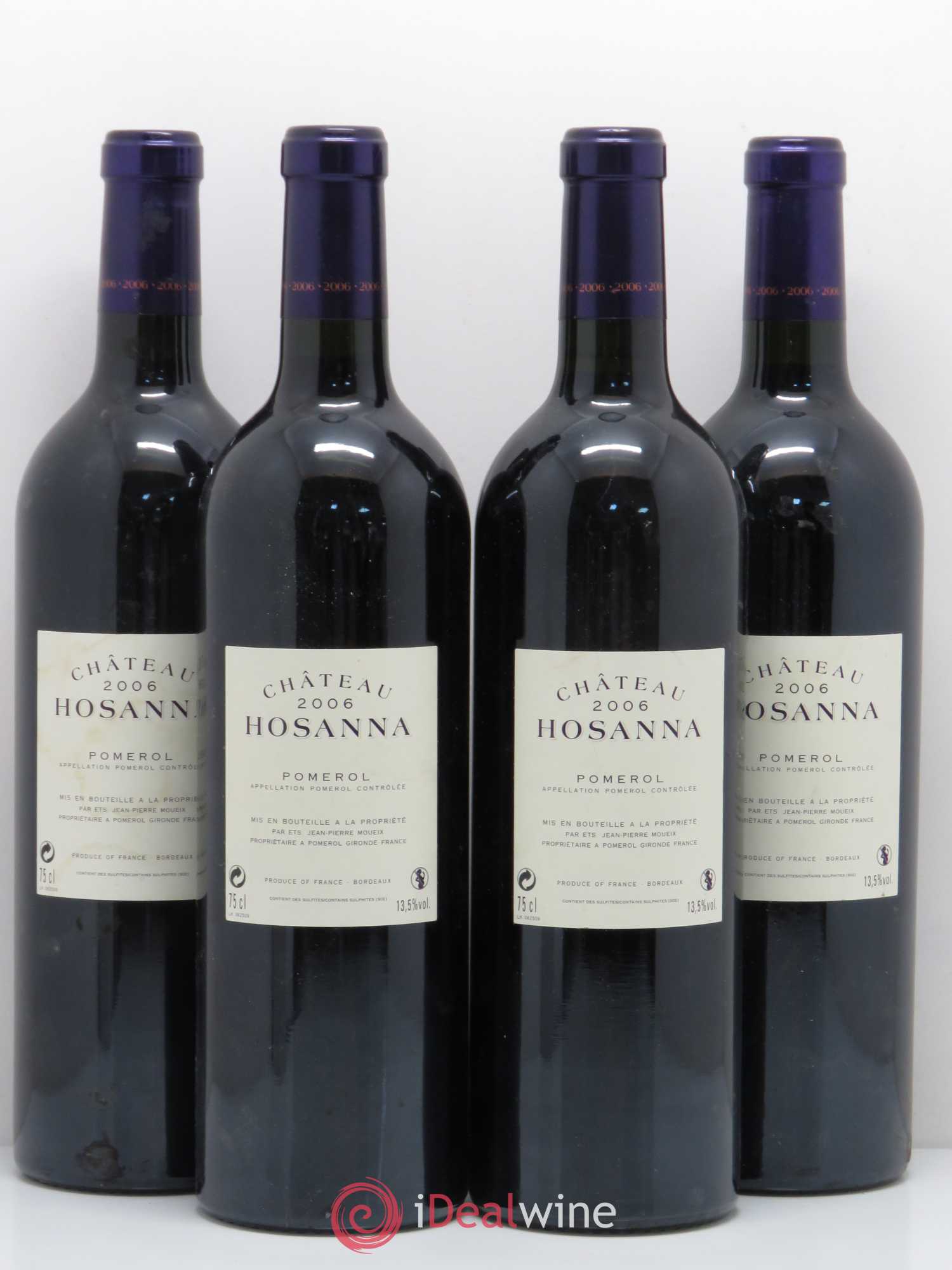 Château Hosanna 2006 - Lot de 4 bouteilles - 1