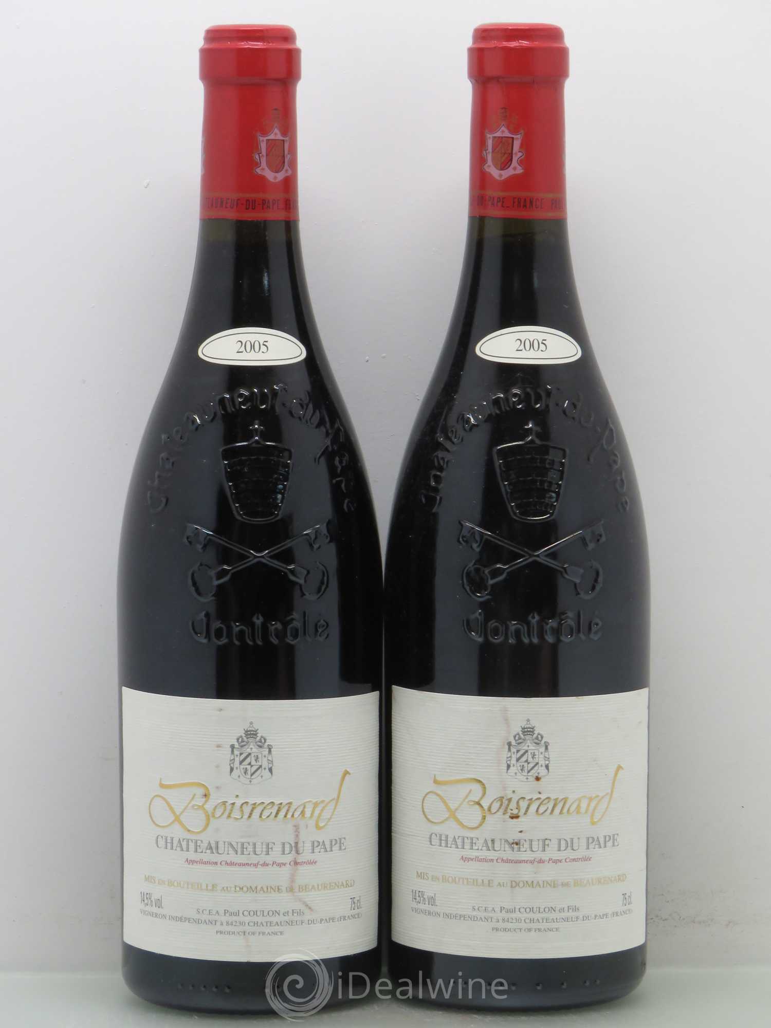 Châteauneuf-du-Pape Cuvée Boisrenard Beaurenard (Domaine de) 2005 - Lot de 2 bouteilles - 0