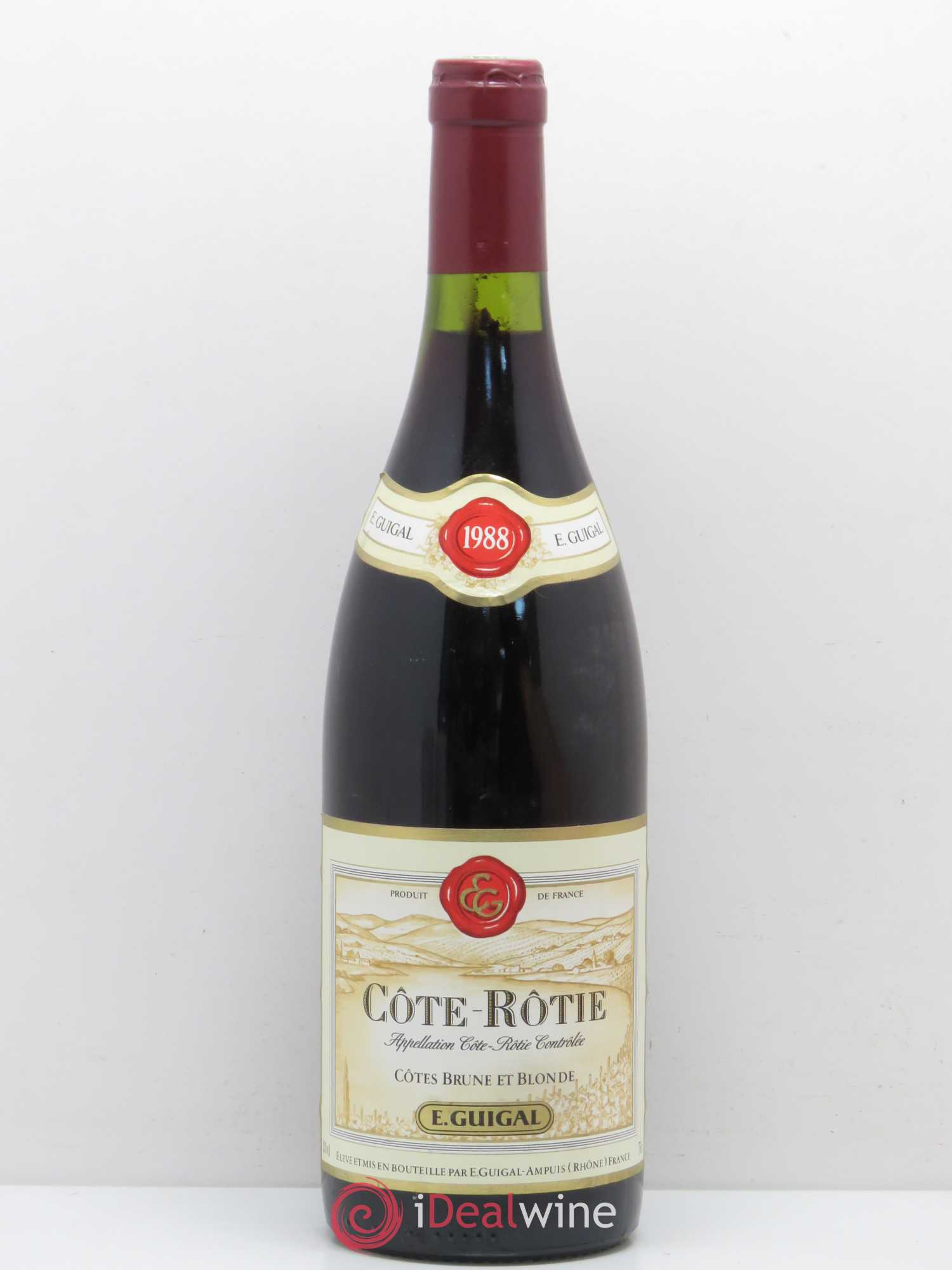 Côte-Rôtie Côtes Brune et Blonde Guigal 1988 - Lot de 1 bouteille - 0