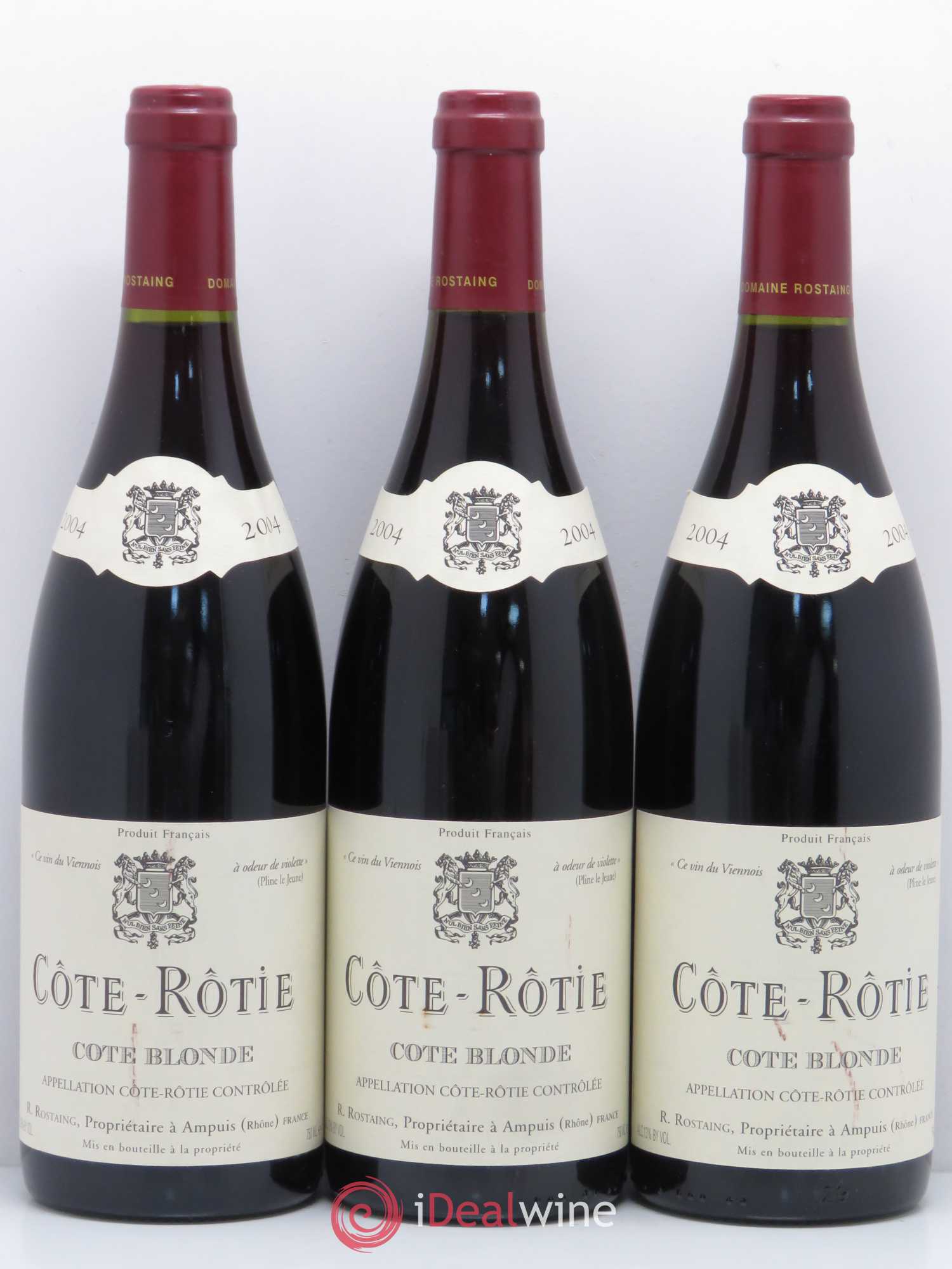 Côte-Rôtie Côte Blonde René Rostaing 2004 - Posten von 3 Flaschen - 0