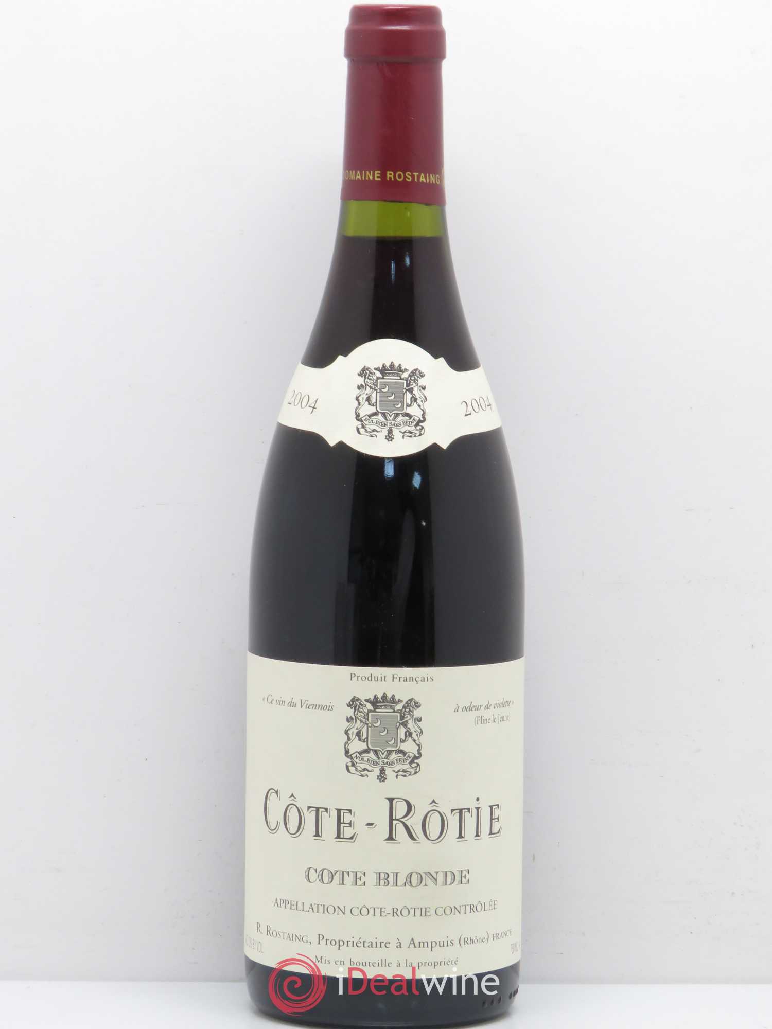 Côte-Rôtie Côte Blonde René Rostaing 2004 - Lot of 1 bottle - 0