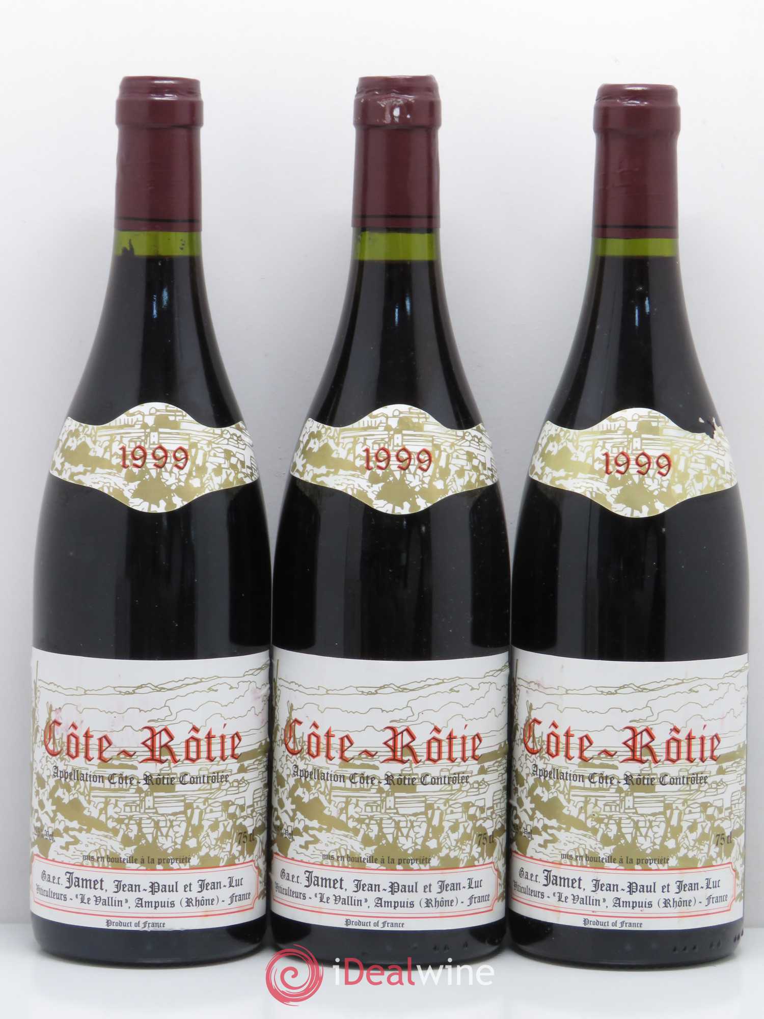 Côte-Rôtie Jamet (Domaine) 1999 - Lot de 3 bouteilles - 0