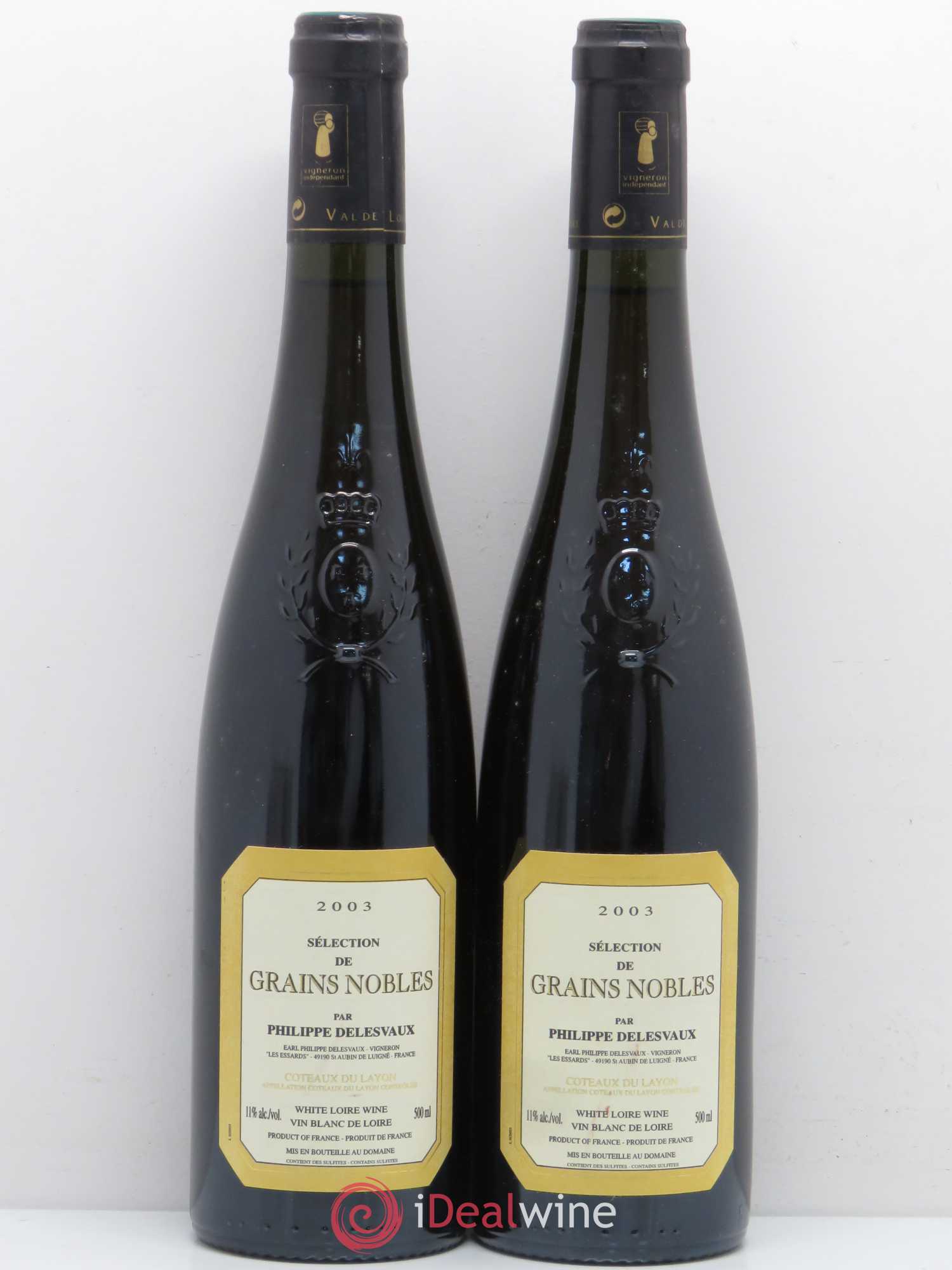 Coteaux du Layon 2003 - Lotto di 2 bottiglie - 0