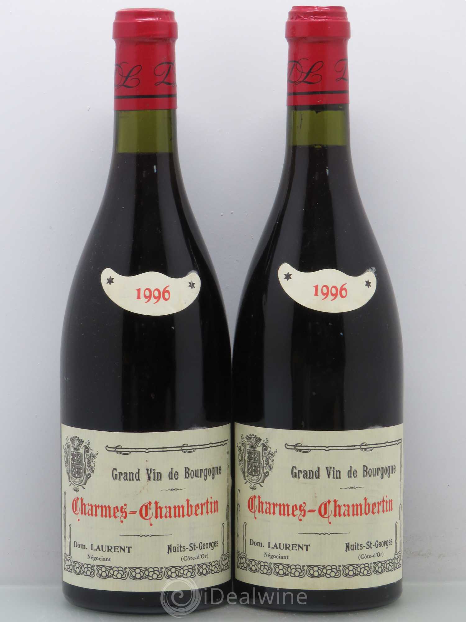 Charmes-Chambertin Grand Cru Dominique Laurent 1996 - Lot de 2 bouteilles - 0