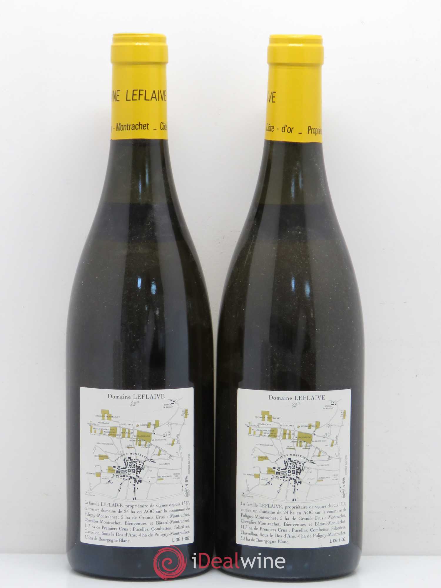 Puligny-Montrachet 1er Cru Les Pucelles Leflaive (Domaine) 2006 - Lot de 2 bouteilles - 1