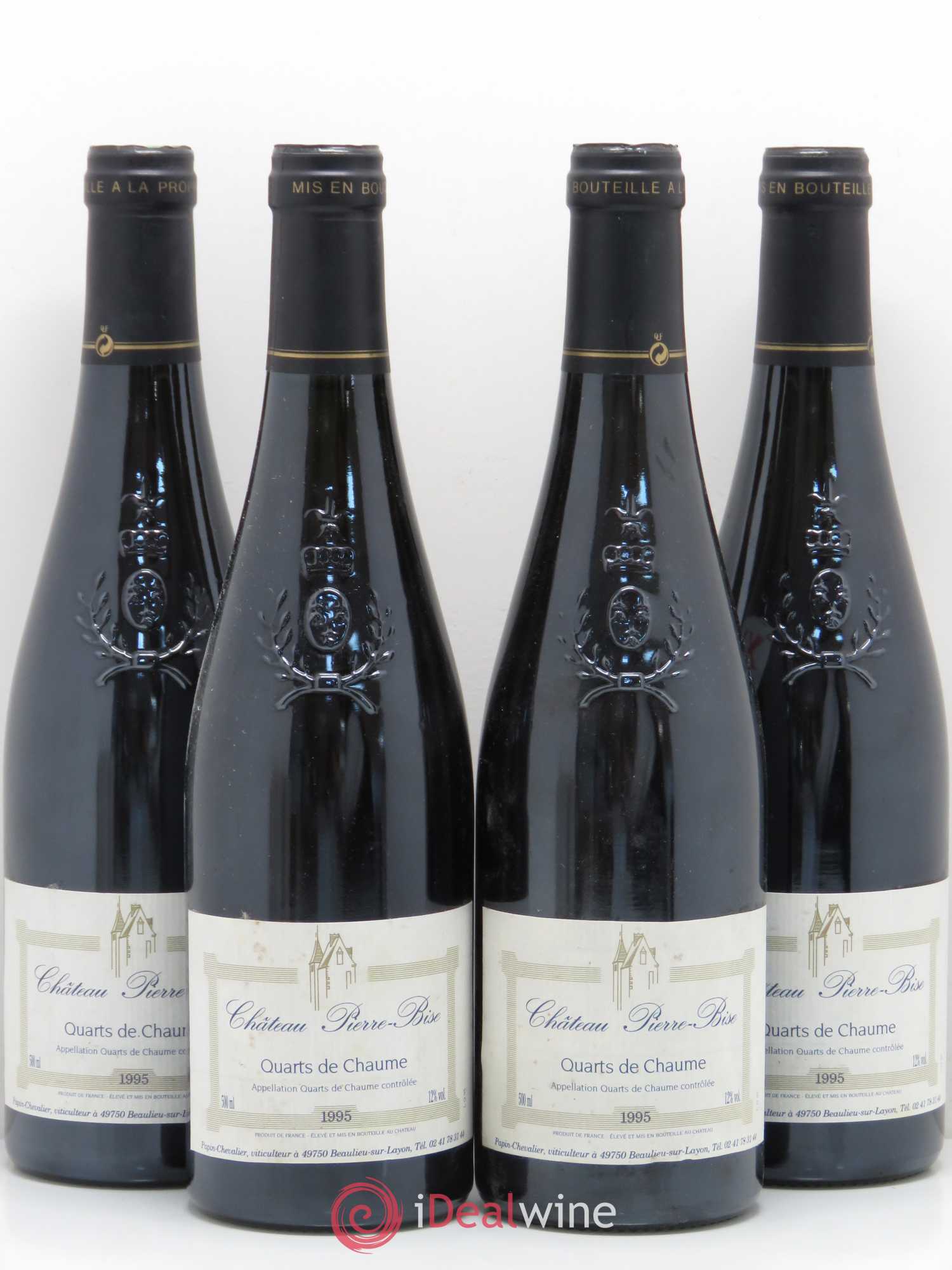 Quarts de Chaume Château Pierre Bise 1995 - Lotto di 4 bottiglie - 0