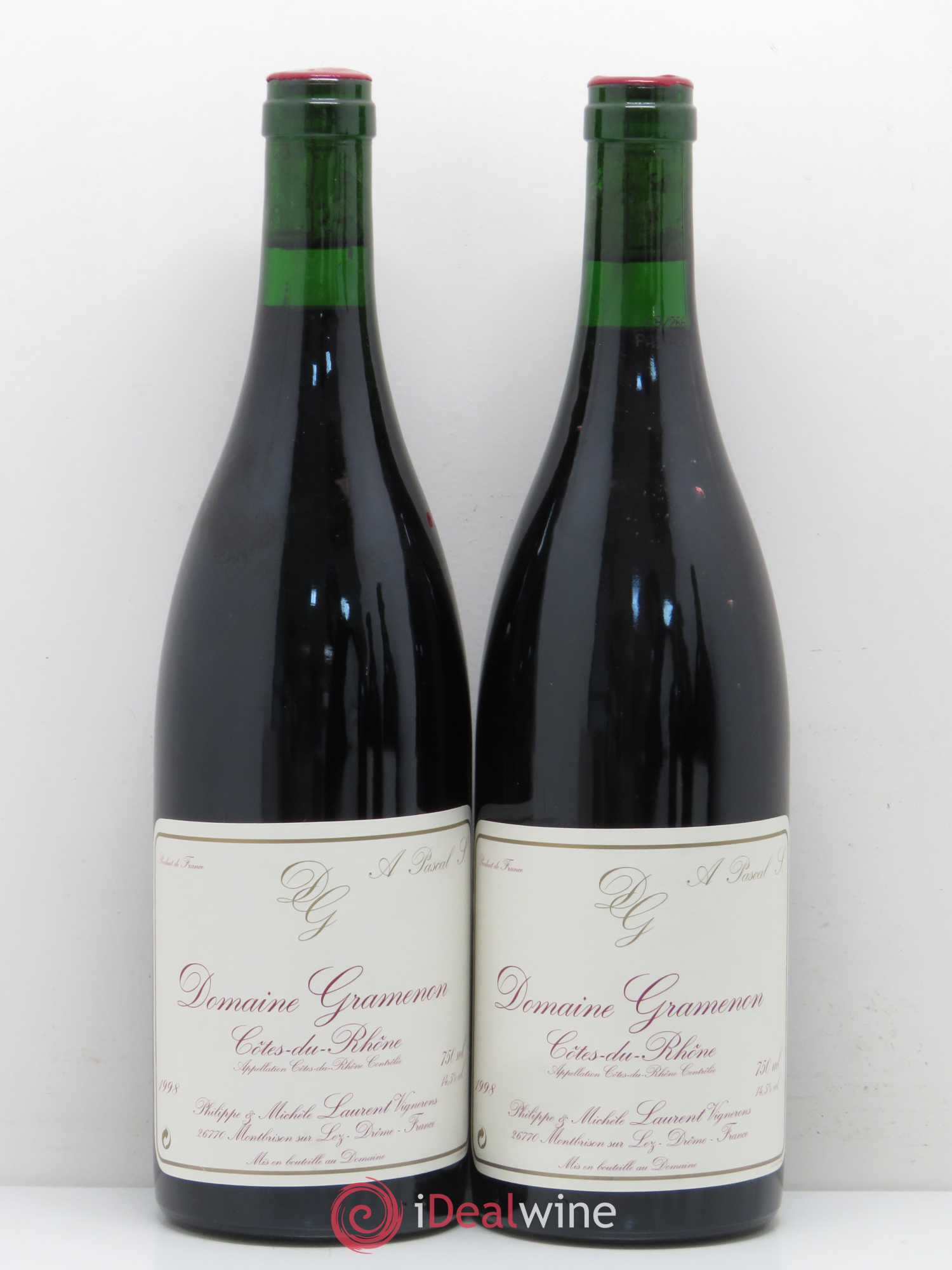Côtes-du-Rhône Cuvée Pascal Gramenon (Domaine) 1998 - Posten von 5 Flaschen - 2